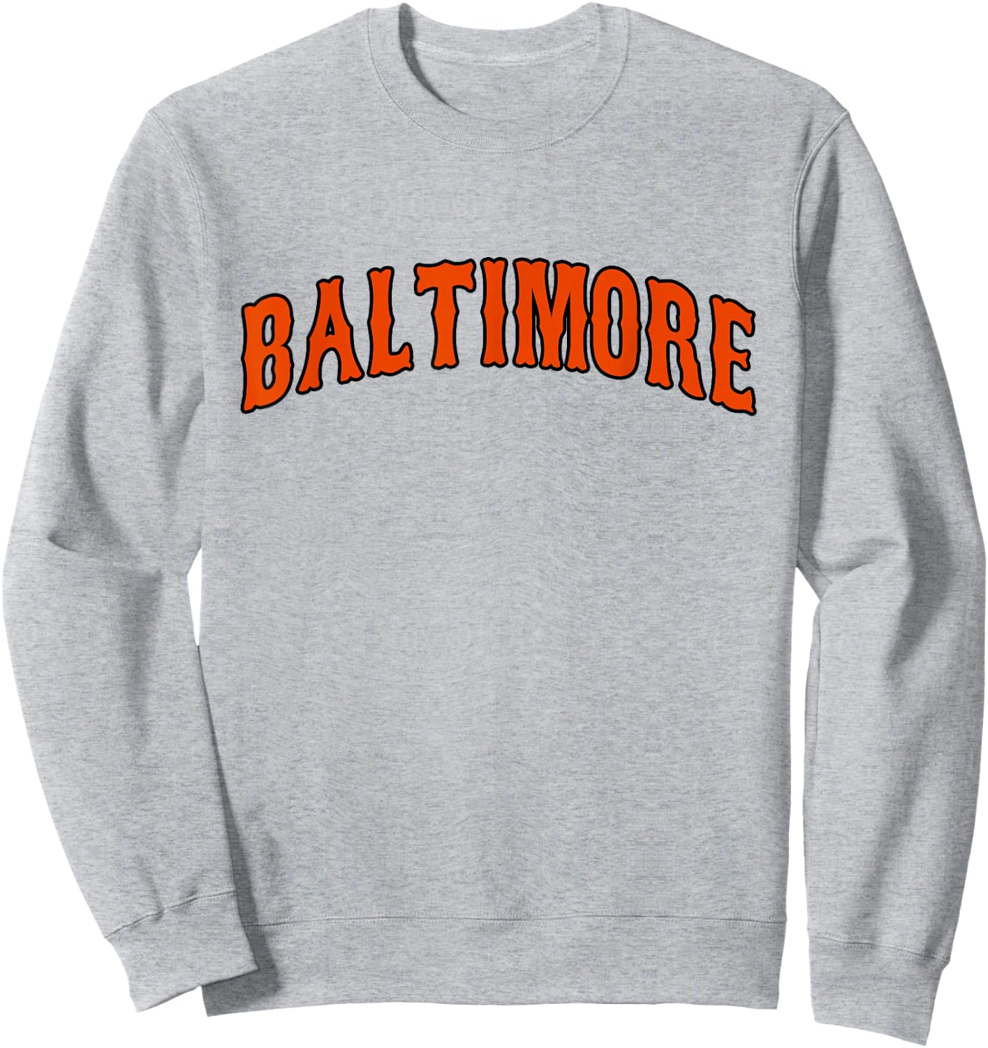 Baltimore - Throwback Design - Classic Sweatshirt - Sweatshirt | Ash