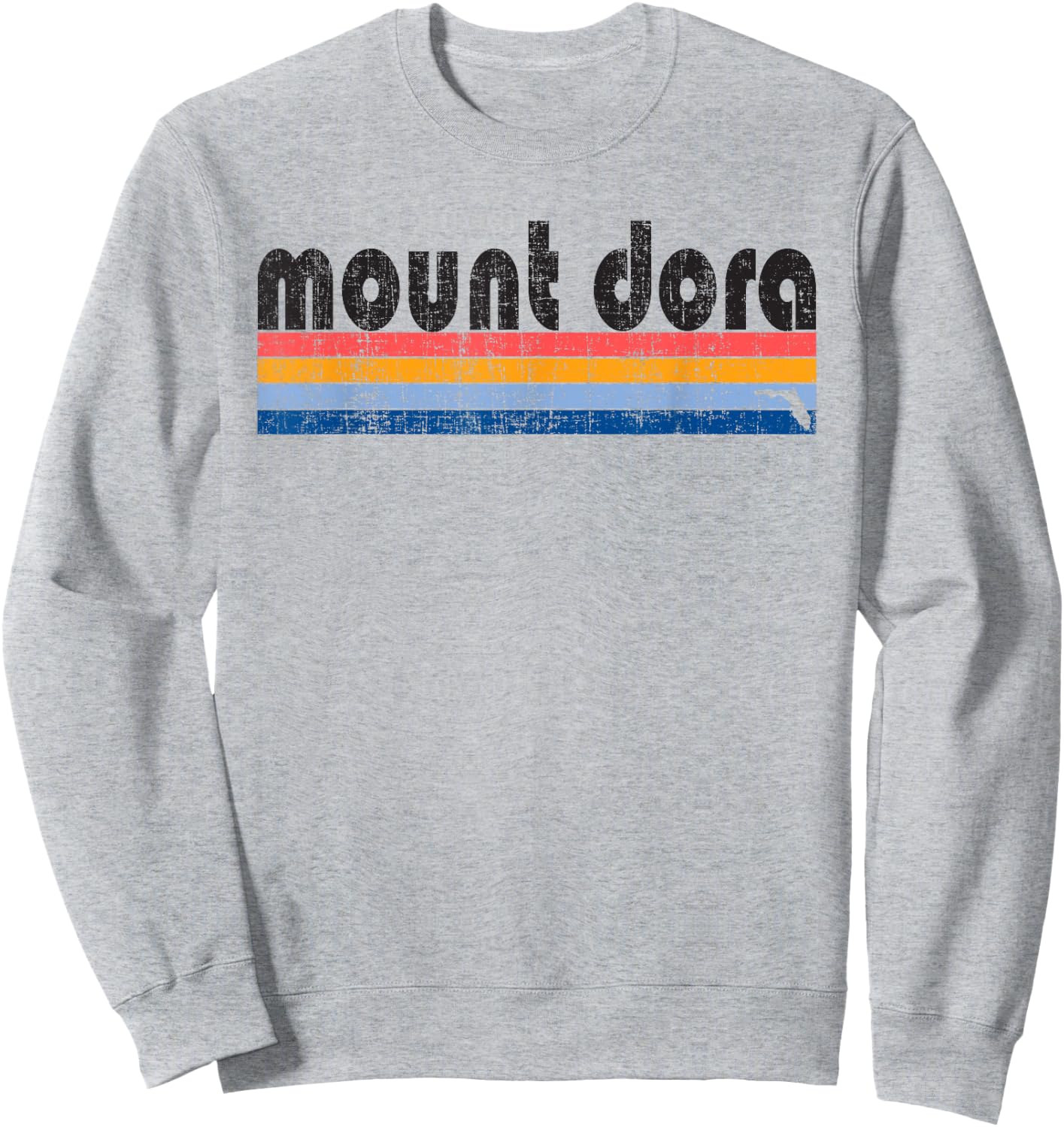 Vintage 80s Style Mount Dora FL Sweatshirt - Sweatshirt | Ash