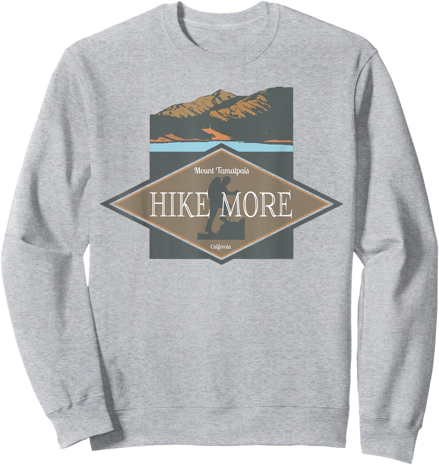 Hike More Mt. Tamalpais Sweatshirt - Sweatshirt | Ash