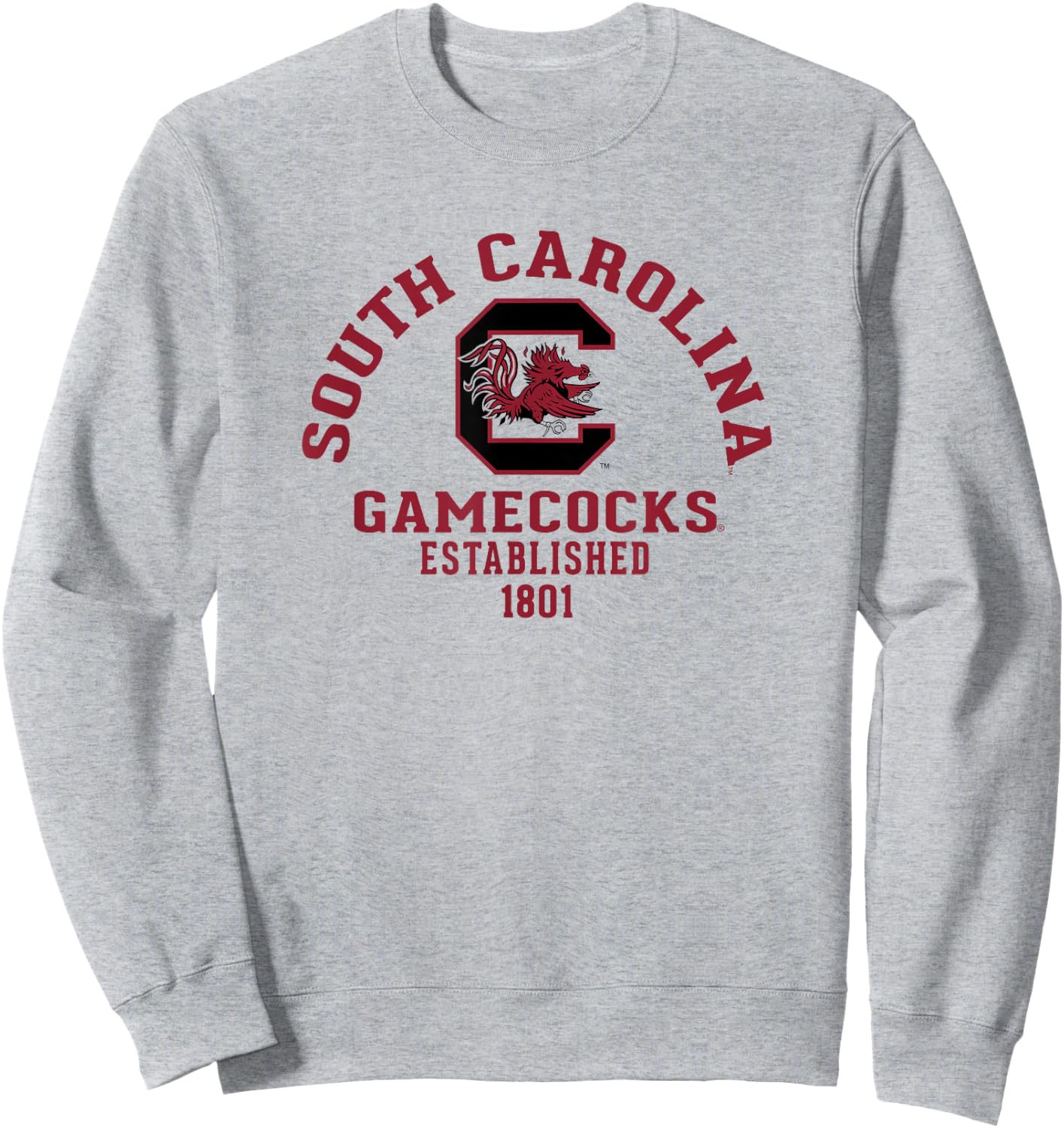 South Carolina Gamecocks Wondrous White Officially Licensed Sweatshirt - Sweatshirt | Ash
