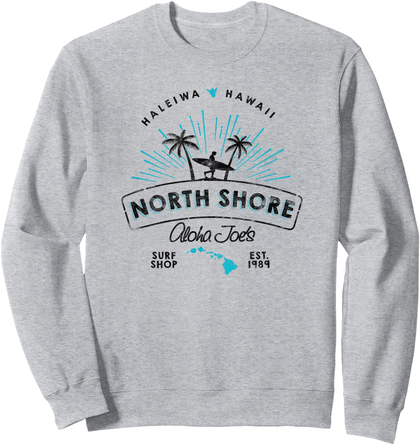 Aloha Joe's North Shore Surf Shop Sweatshirt - Sweatshirt | Ash
