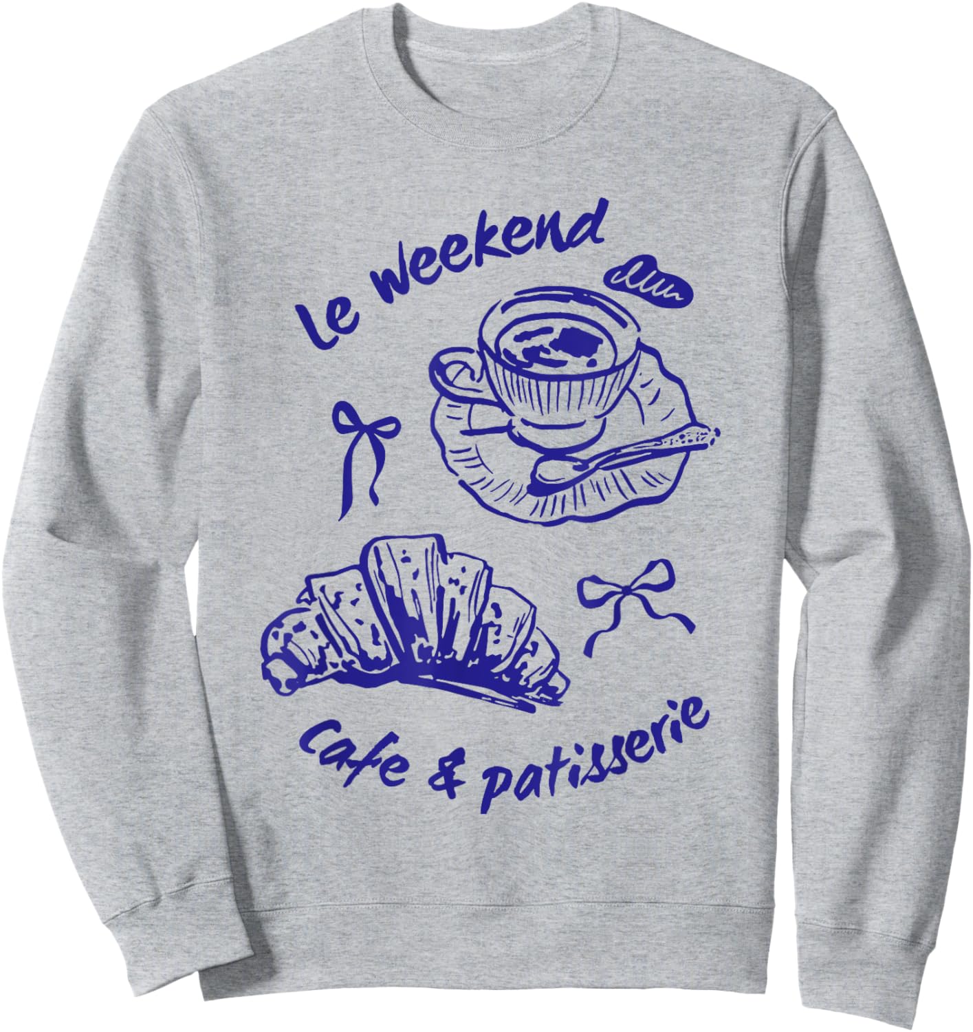 Le weekend le croissant coffee Cafe et Patisserie Sweatshirt - Sweatshirt | Ash