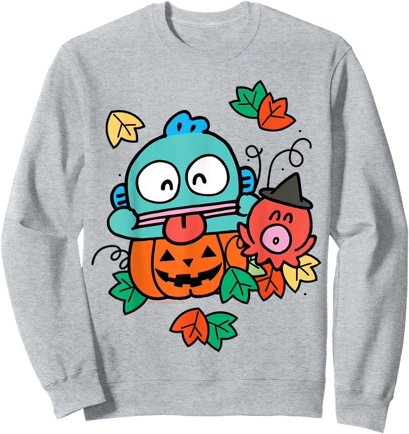 Hangyodon Happy Halloween Shirt Sweatshirt - Sweatshirt | Ash
