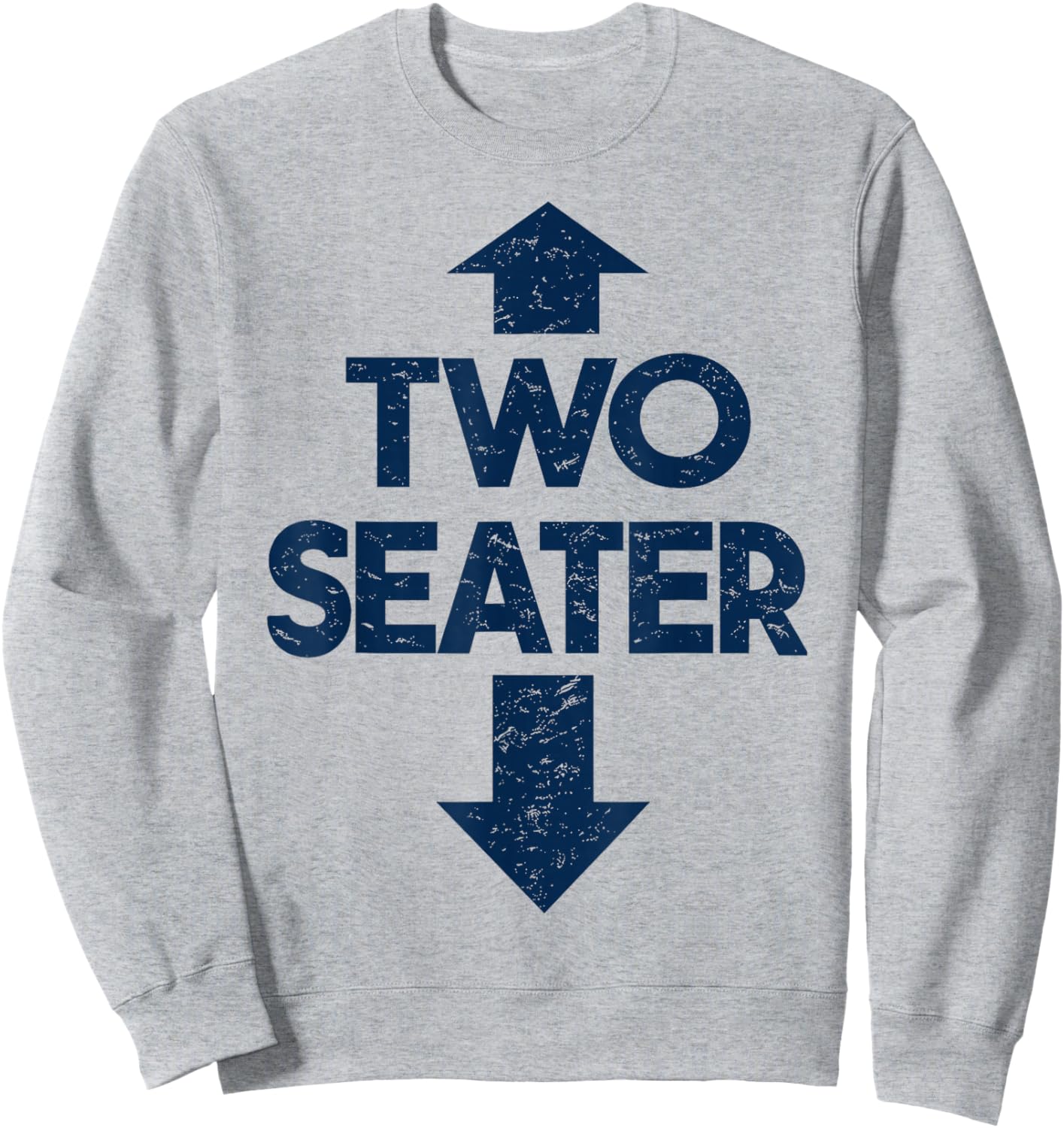 Two Seater Boys Funny Sweatshirt - Sweatshirt | Ash