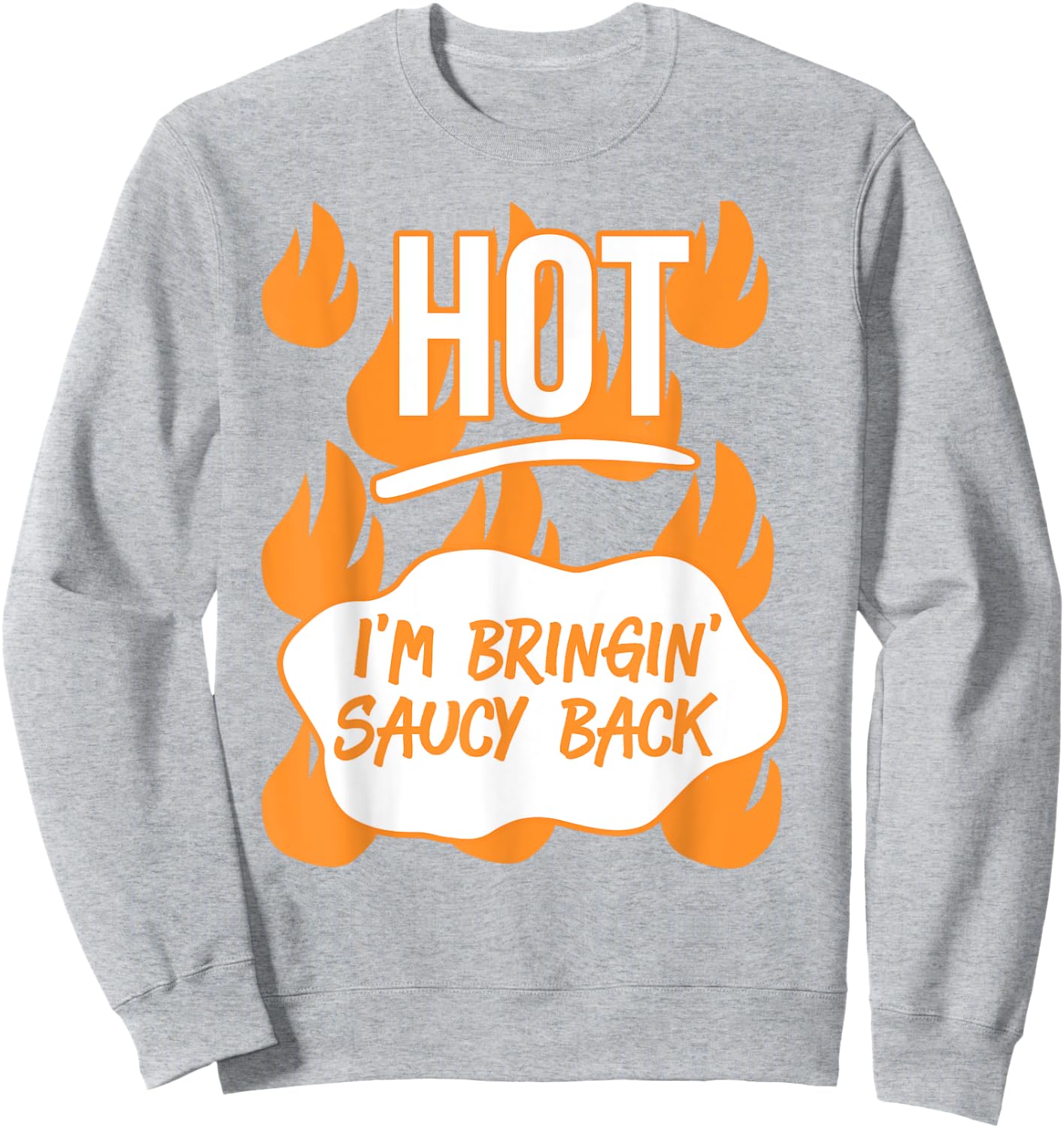 HOT SAUCES Group Halloween Costumes HOT TACO SAUCE shirt Sweatshirt - Sweatshirt | Ash
