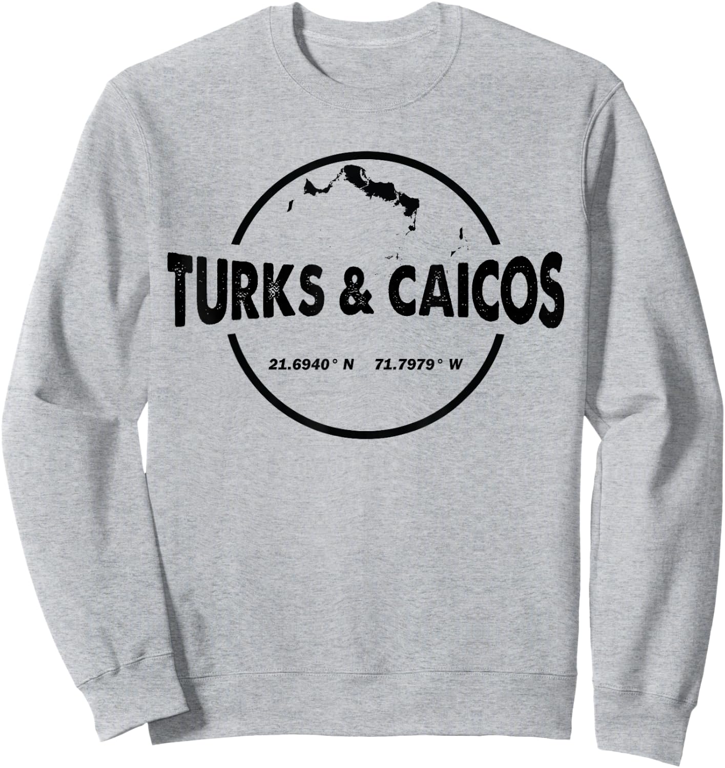Turks And Caicos Islands Family Vacation and Family Travel Sweatshirt - Sweatshirt | Ash