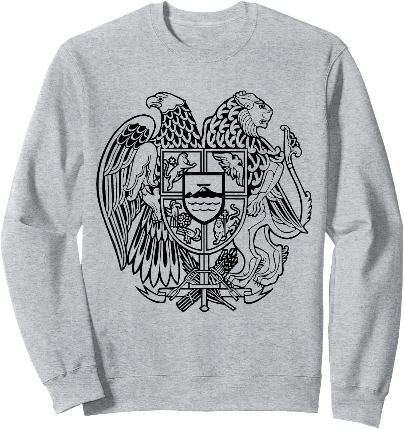 Armenian Coat of Arms Armenia Country Sweatshirt - Sweatshirt | Ash