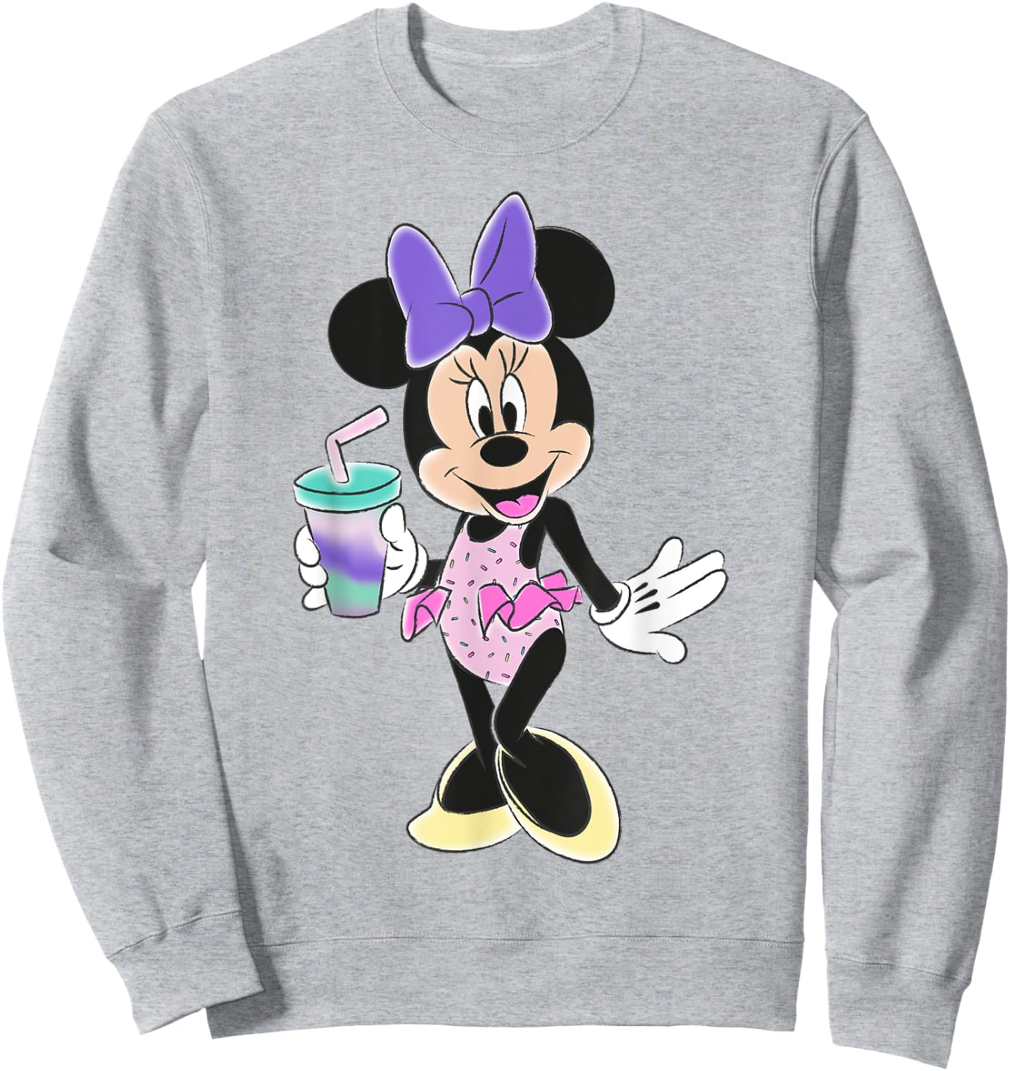 Disney - Minnie Mouse Unicorn Ruffle Swimsuit Sweatshirt - Sweatshirt | Ash