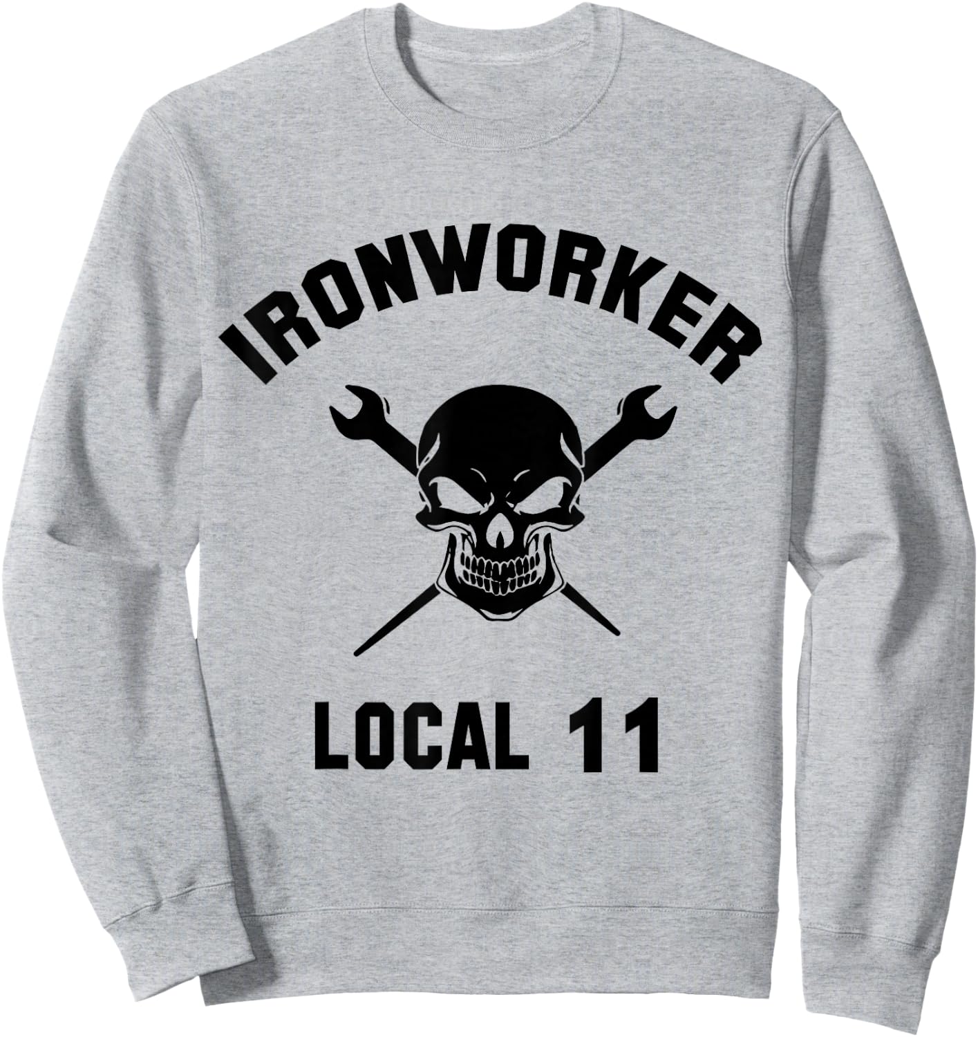 Ironworker Local 11 Sweatshirt - Sweatshirt | Ash