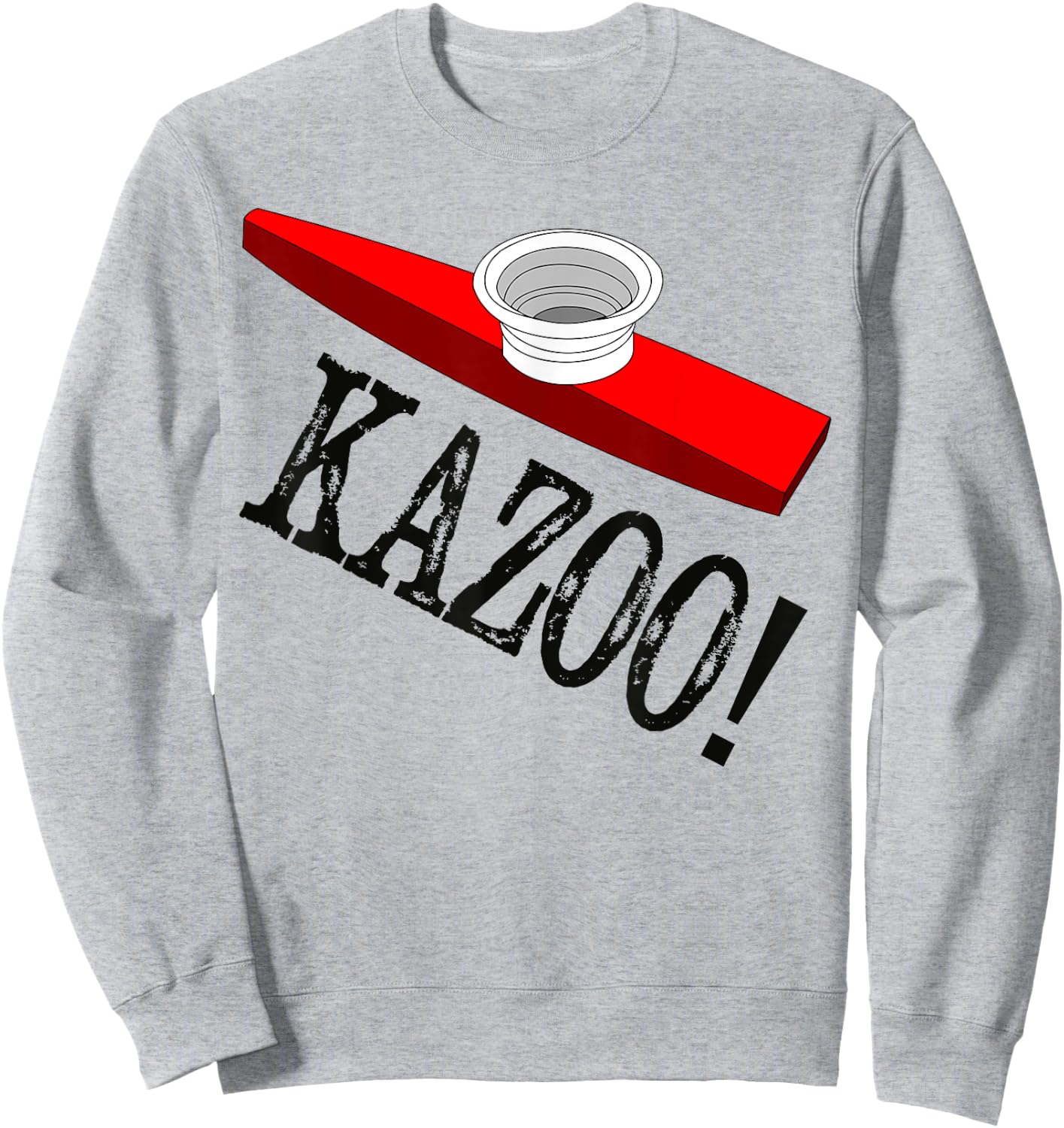 Kazoo Making Music Men Women Kids Boys Girls Sweatshirt - Sweatshirt | Ash