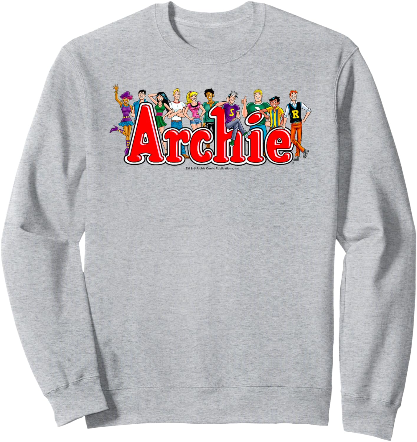 Archie Comics Character Lineup Logo Sweatshirt - Sweatshirt | Ash