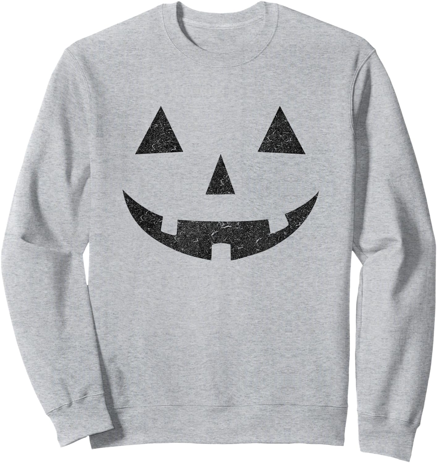 Vintage Jack o Lantern JackoLantern Pumpkin Face Sweatshirt - Sweatshirt | Ash