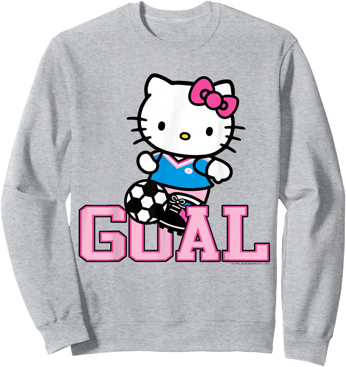 Hello Kitty Soccer Goal Sports Athlete Shirt Sweatshirt - Sweatshirt | Ash
