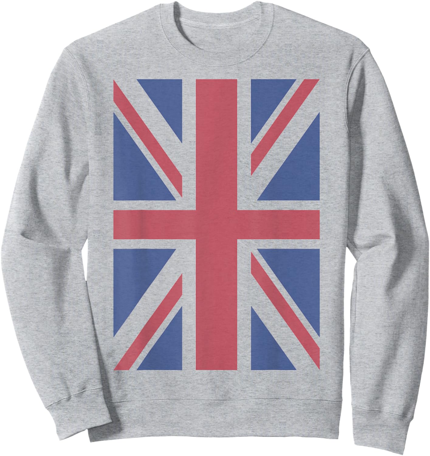 Union Jack Flag England Great Britain United Kingdom T Shirt Sweatshirt - Sweatshirt | Ash