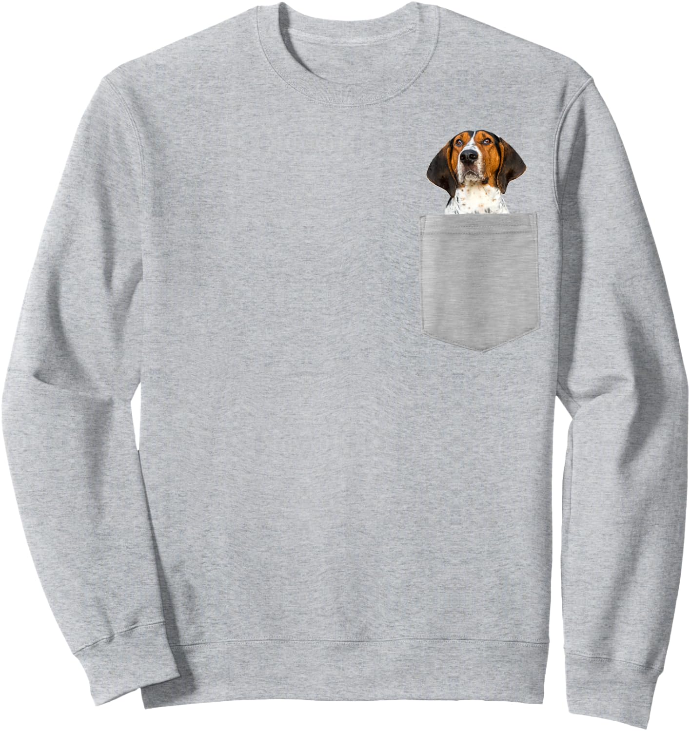 Dog in Your Pocket Treeing Walker Coonhound Sweatshirt - Sweatshirt | Ash