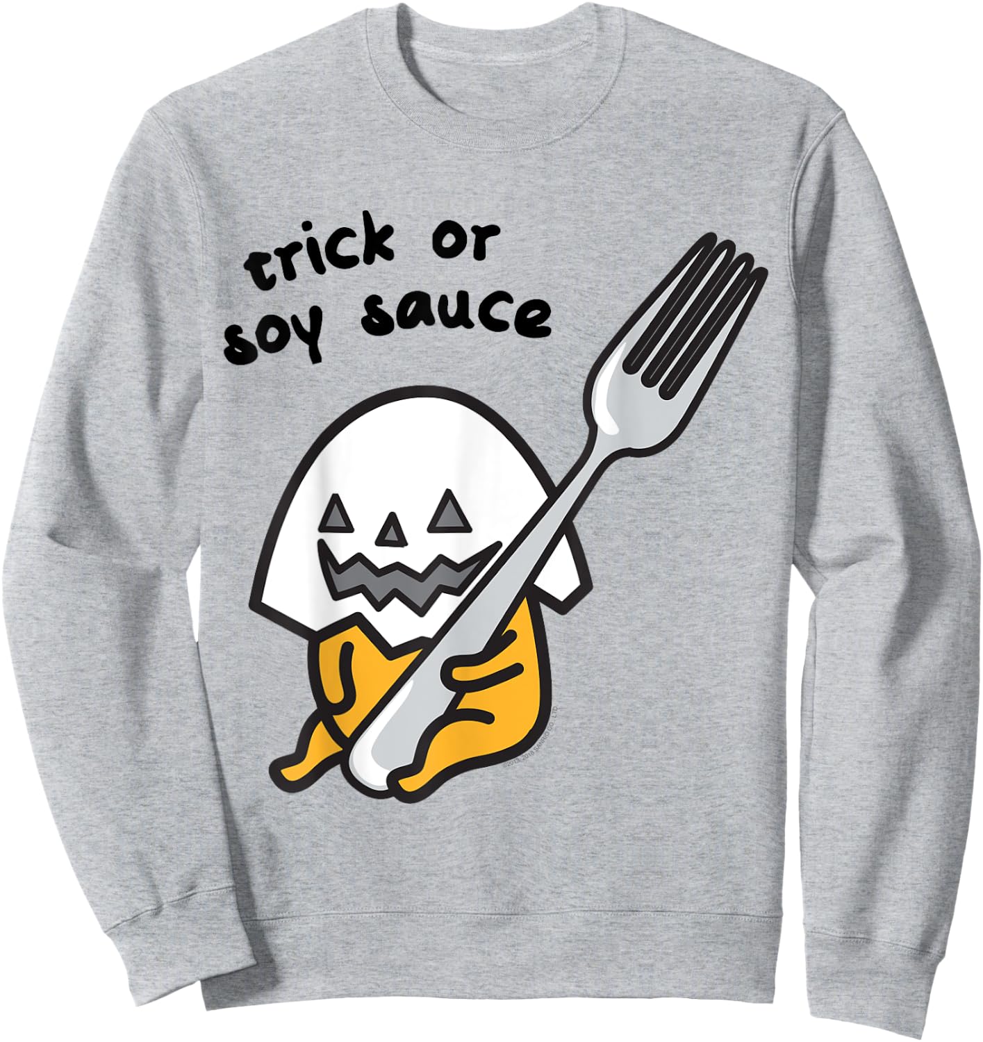 Gudetama Trick or Treat Halloween Shirt Sweatshirt - Sweatshirt | Ash