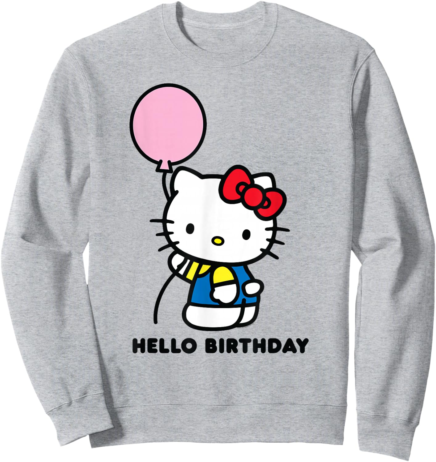 Hello Kitty Hello Birthday Sweatshirt - Sweatshirt | Ash