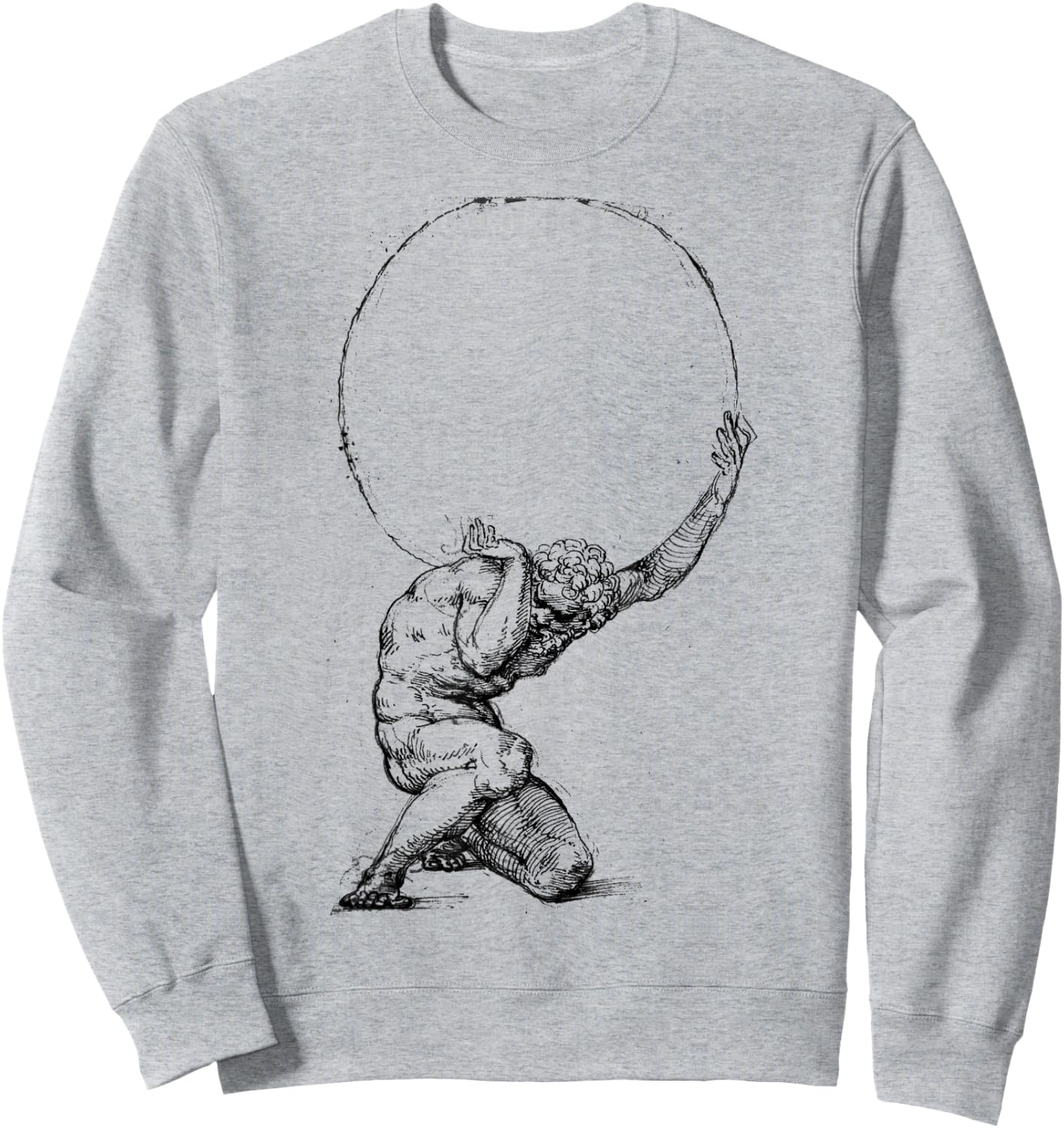 Atlas Greek mythology Greece Greek Gods and Heroes Sweatshirt - Sweatshirt | Ash