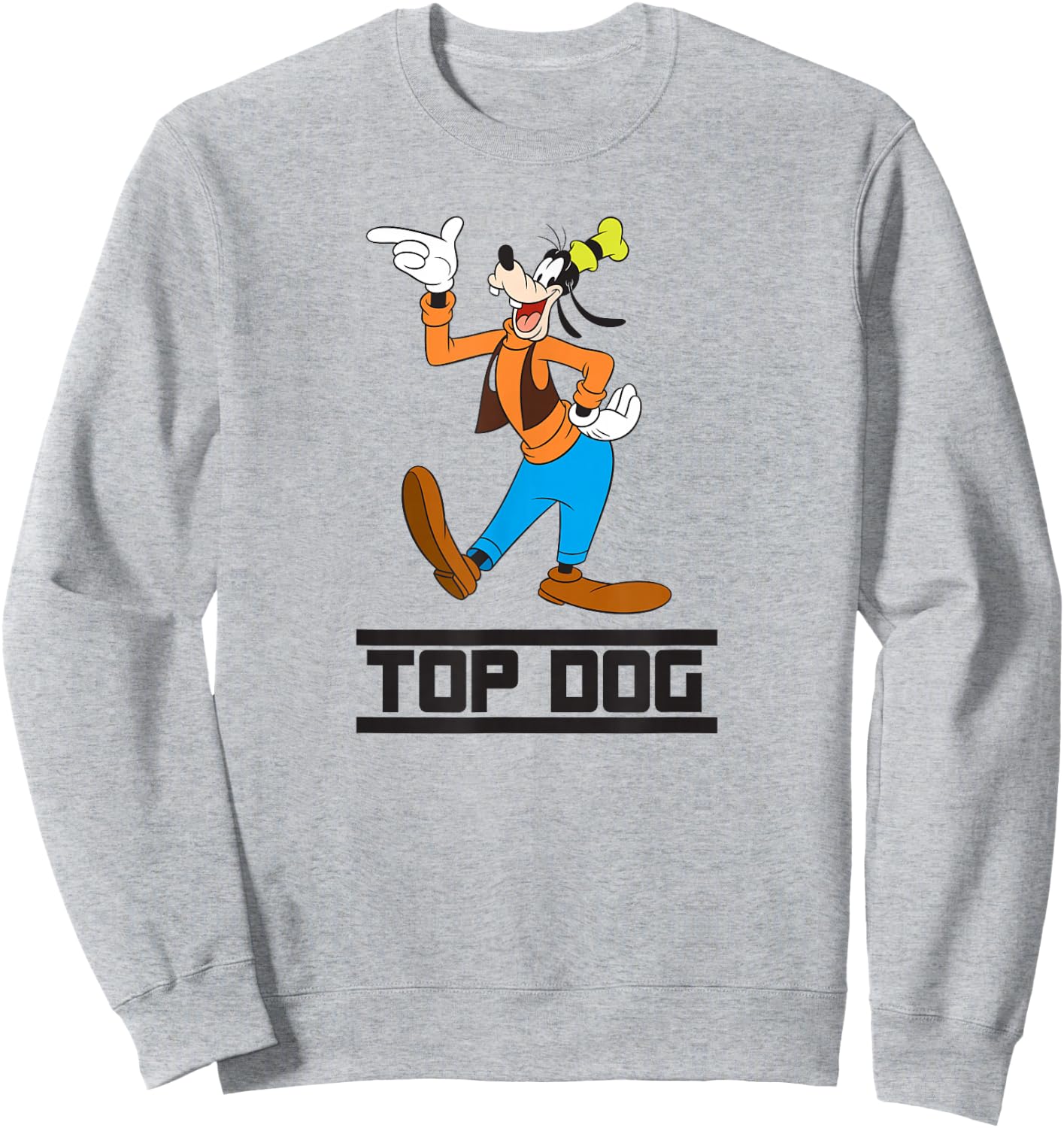 Disney - Goofy Top Dog Sweatshirt - Sweatshirt | Ash
