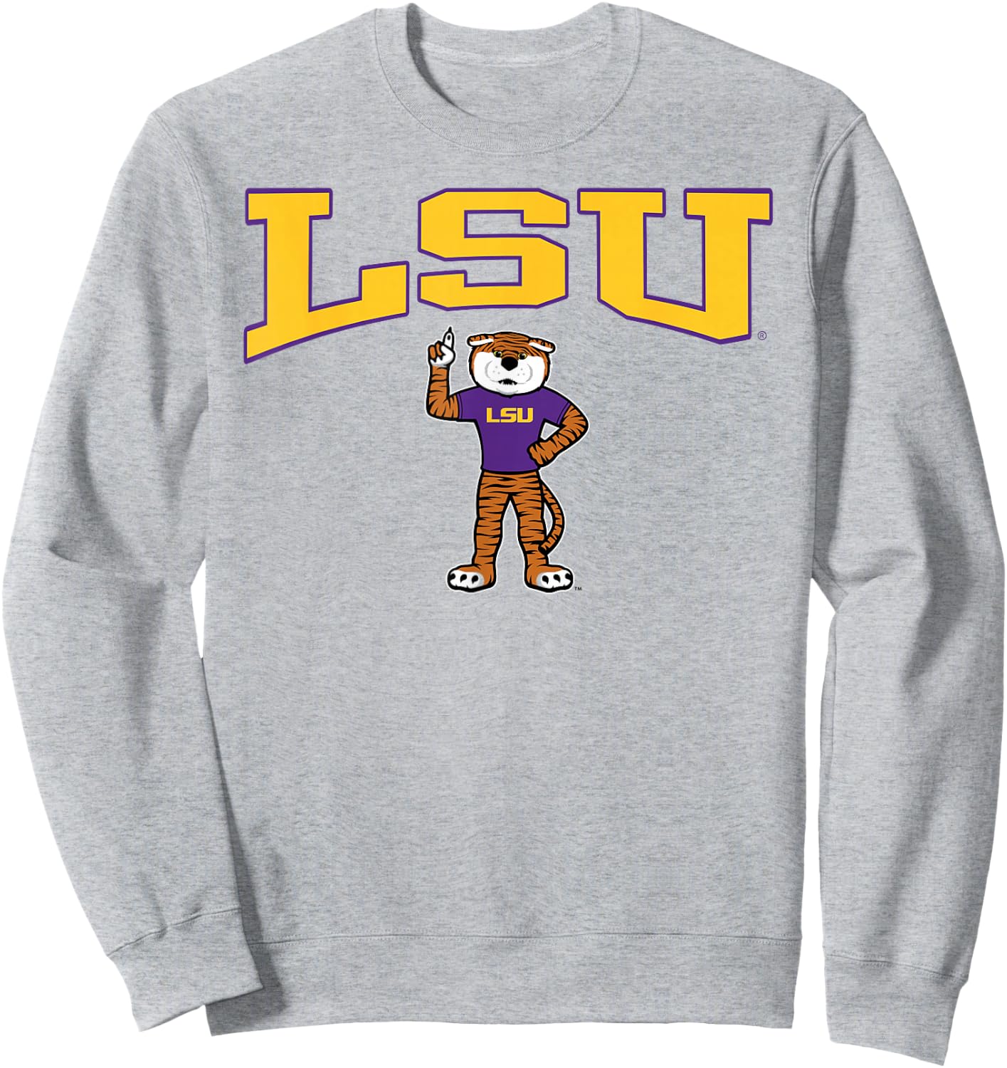 LSU Tigers Mike Gray Officially Licensed Sweatshirt - Sweatshirt | Ash