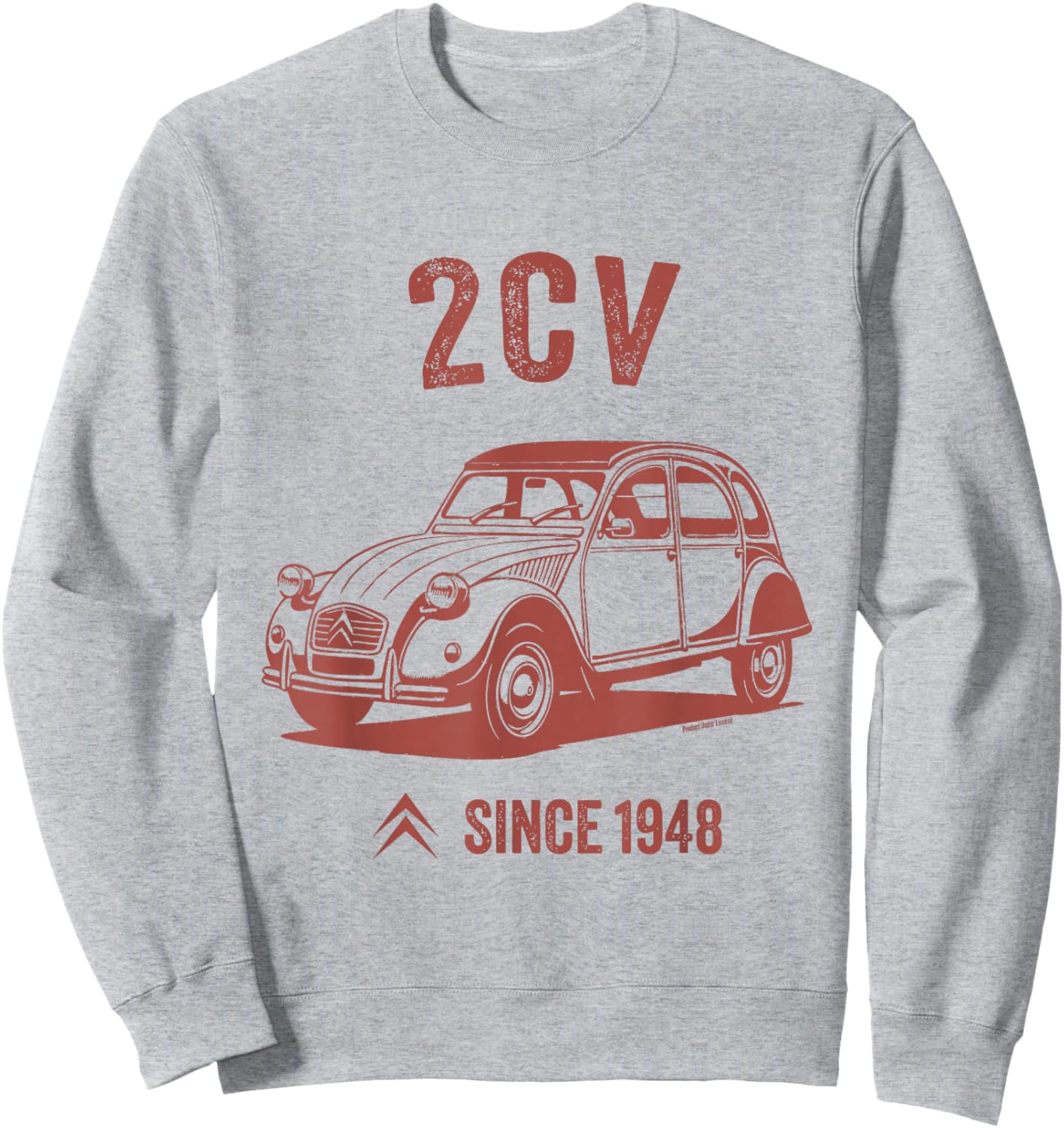 Citroën 2CV Retro French Car 1948 Sweatshirt - Sweatshirt | Ash