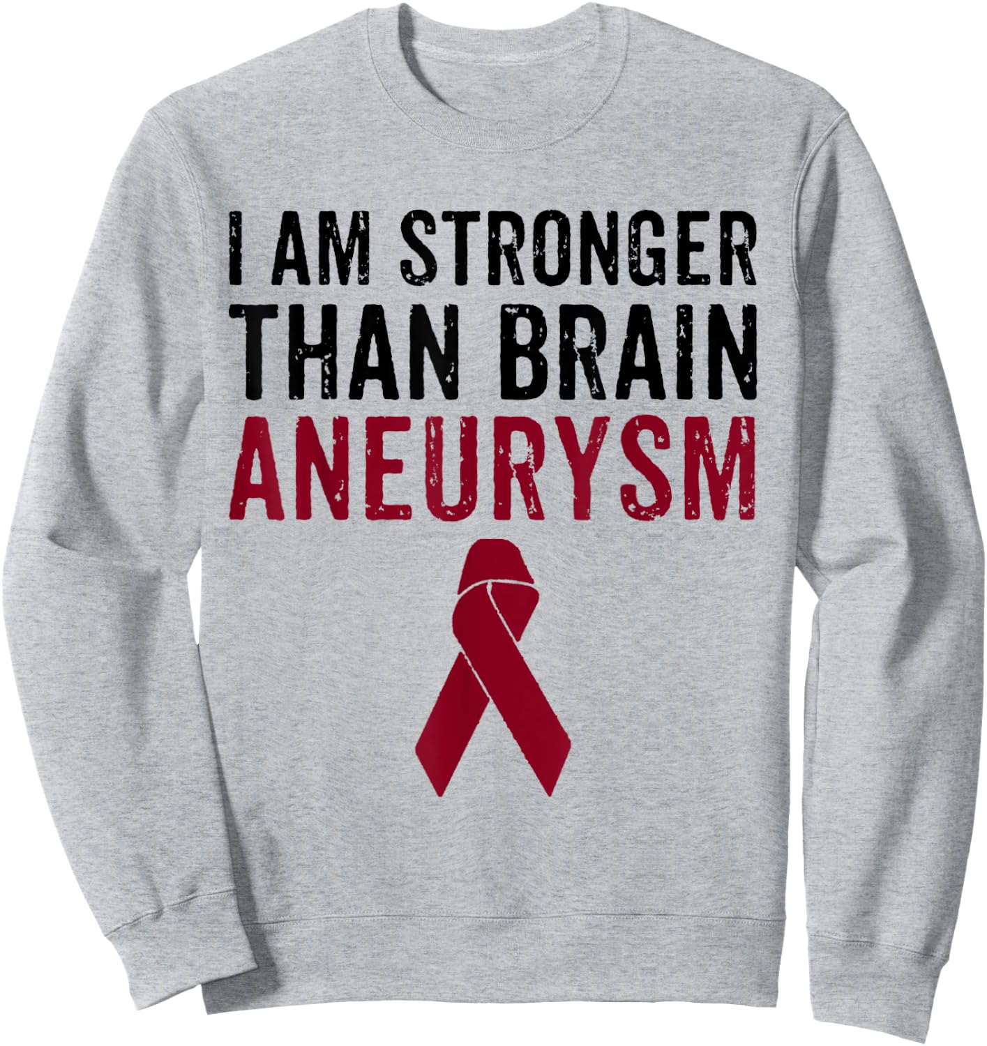 Brain Aneurysm Awareness Shirts Survivor Sweatshirt - Sweatshirt | Ash