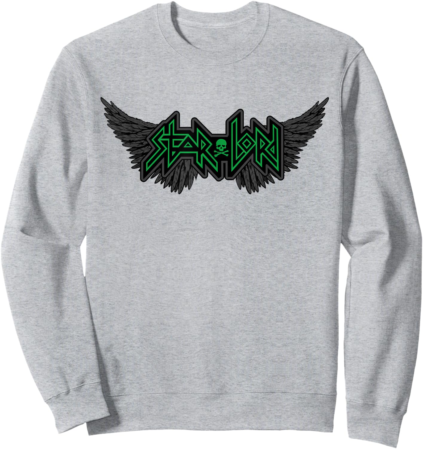 Marvel's Guardians of The Galaxy Video Game Star-Lord Wings Sweatshirt - Sweatshirt | Ash
