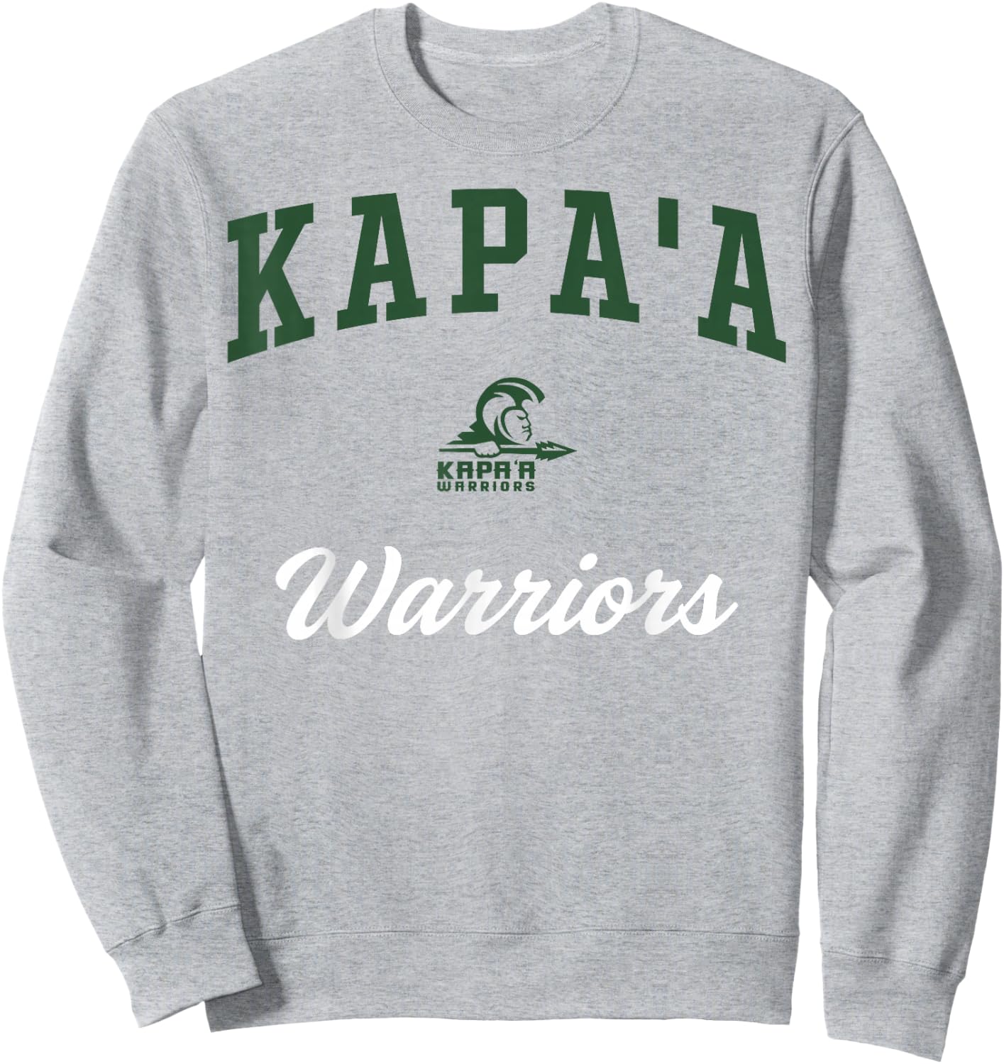 Kapa'a High School Warriors Sweatshirt - Sweatshirt | Ash