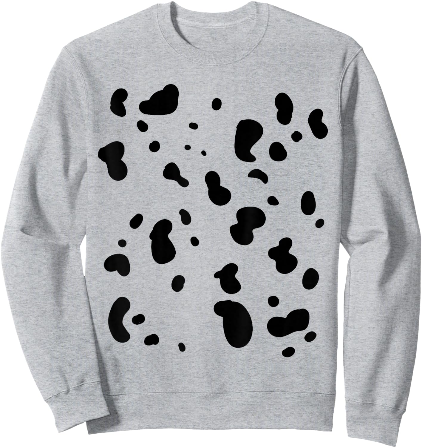Dalmatian Costume Dog Halloween Kids Adult Women Men Toddler Sweatshirt - Sweatshirt | Ash