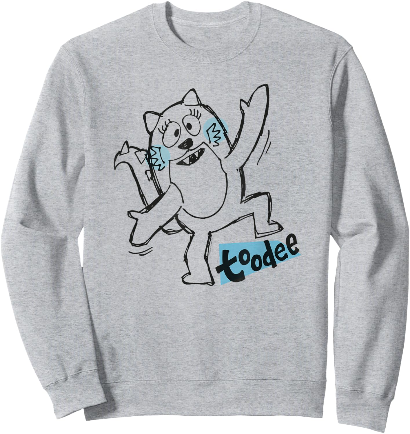 Yo Gabba Gabba - Sketch Toodee Sweatshirt - Sweatshirt | Ash
