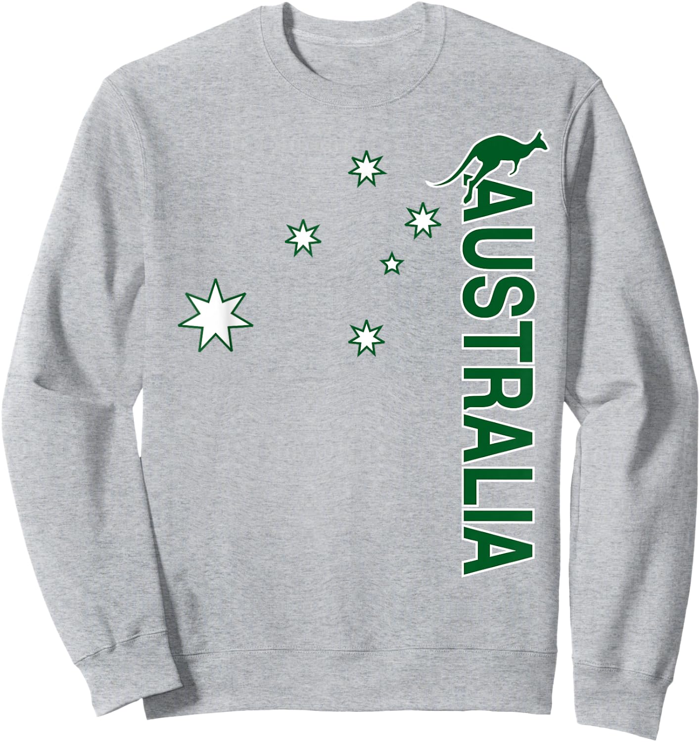 Australia Rugby (Vintage Throwback Stars) Sweatshirt - Sweatshirt | Ash