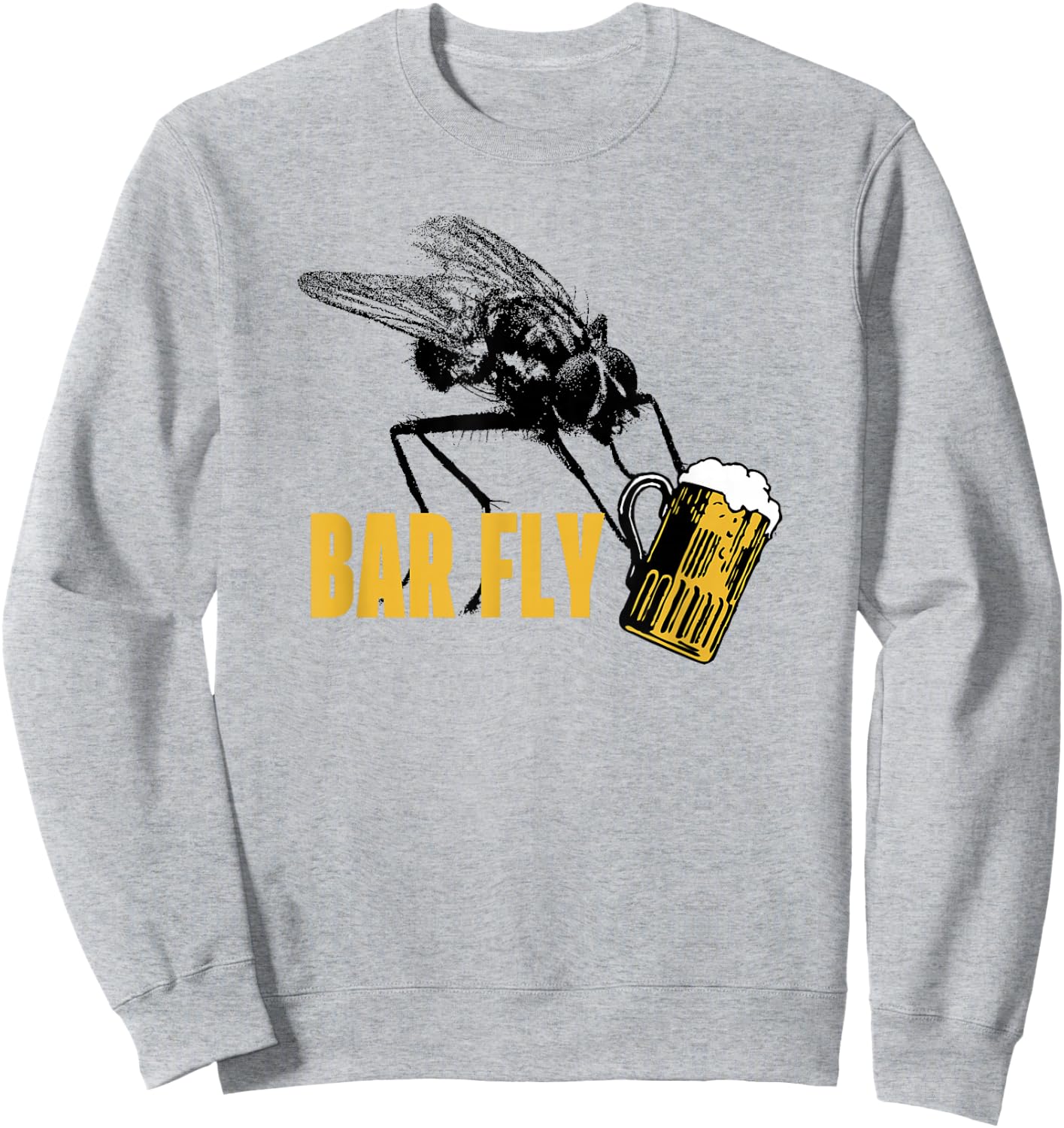 Bar Fly Shirt - Beer Brew Draft Draught Sweatshirt - Sweatshirt | Ash