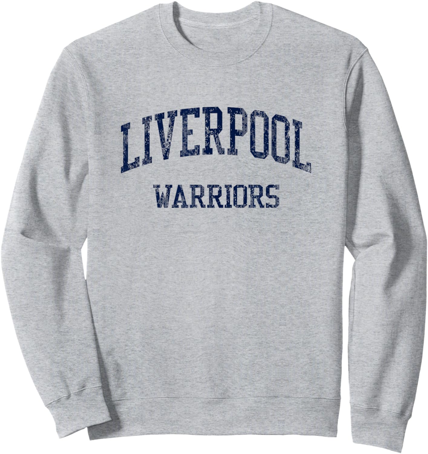 Liverpool High School HS Liverpool NY Vintage Sports Sweatshirt - Sweatshirt | Ash