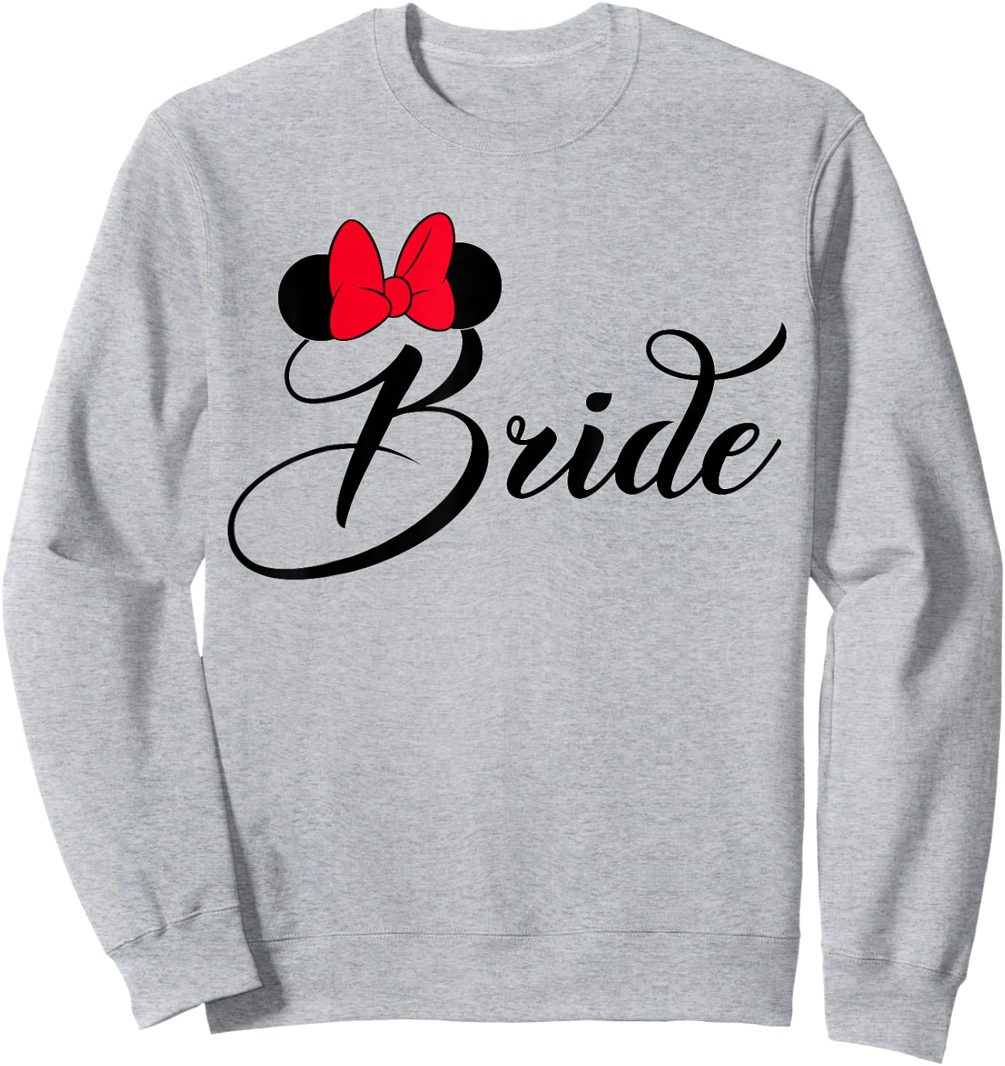 Disney - Bridal Minnie Bride Bow Sweatshirt - Sweatshirt | Ash