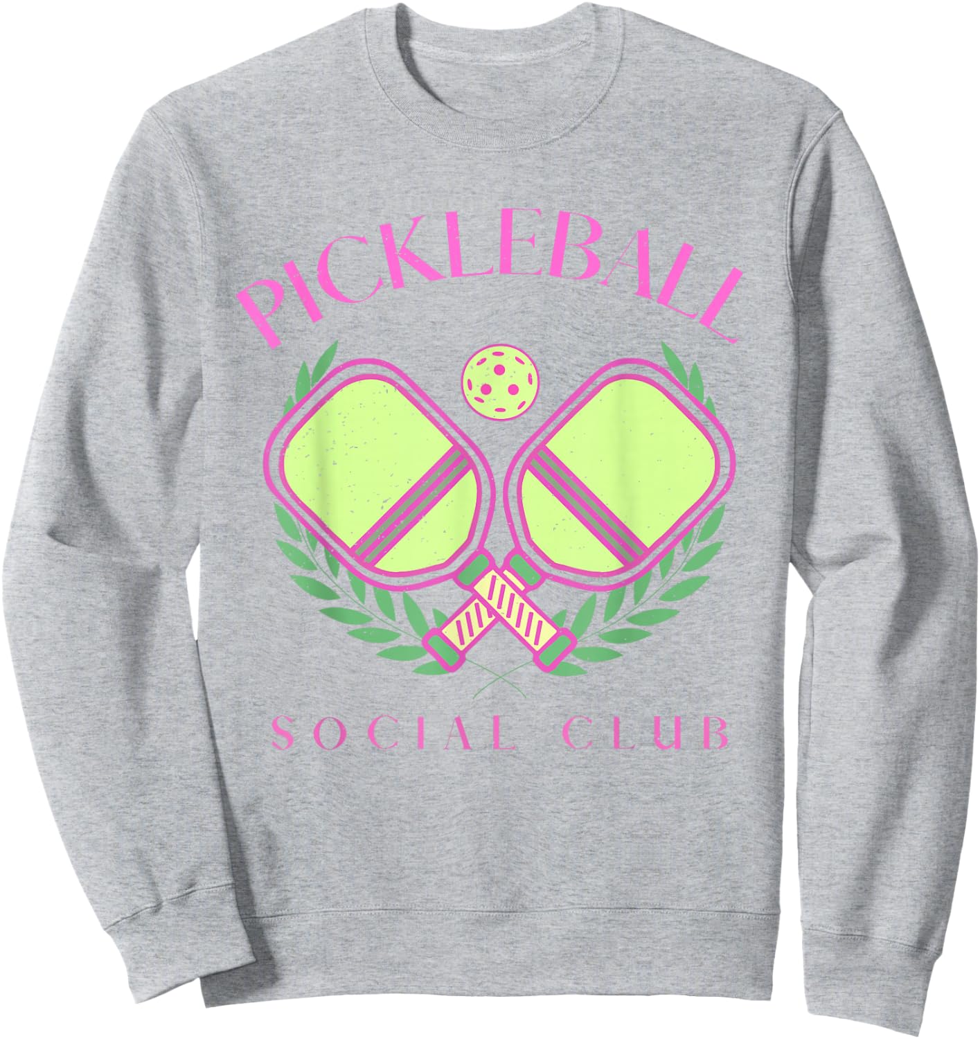 Coquette Pickleball Club Funny Pickleball Player Women Girls Sweatshirt - Sweatshirt | Ash