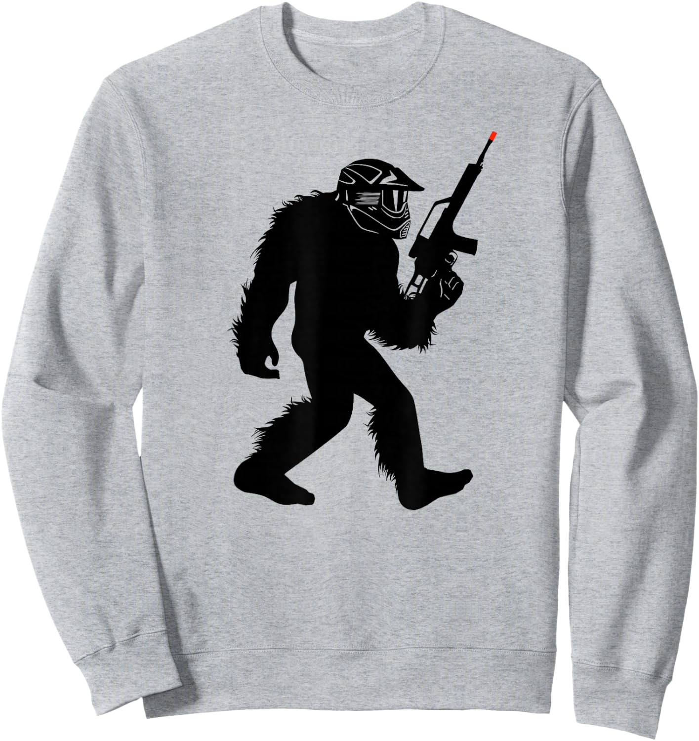 Bigfoot Airsoft , Sasquatch Airsofting Apparel Sweatshirt - Sweatshirt | Ash
