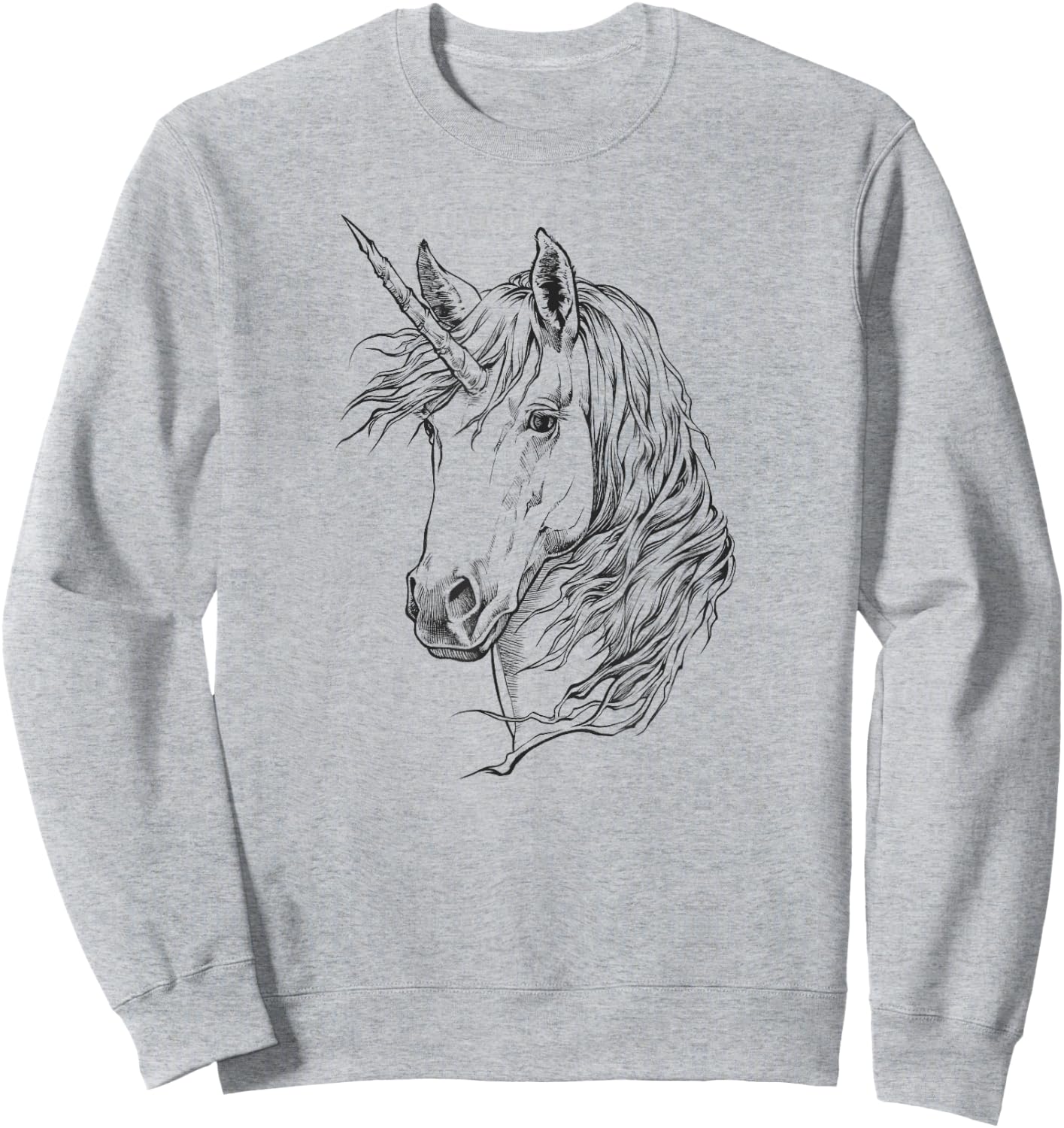 Unicorn T Shirt Sweatshirt - Sweatshirt | Ash