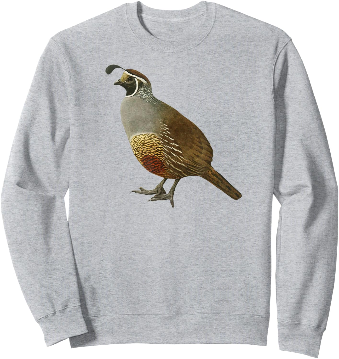 Quail I Love Quails Cute Birder Gift Sweatshirt - Sweatshirt | Ash