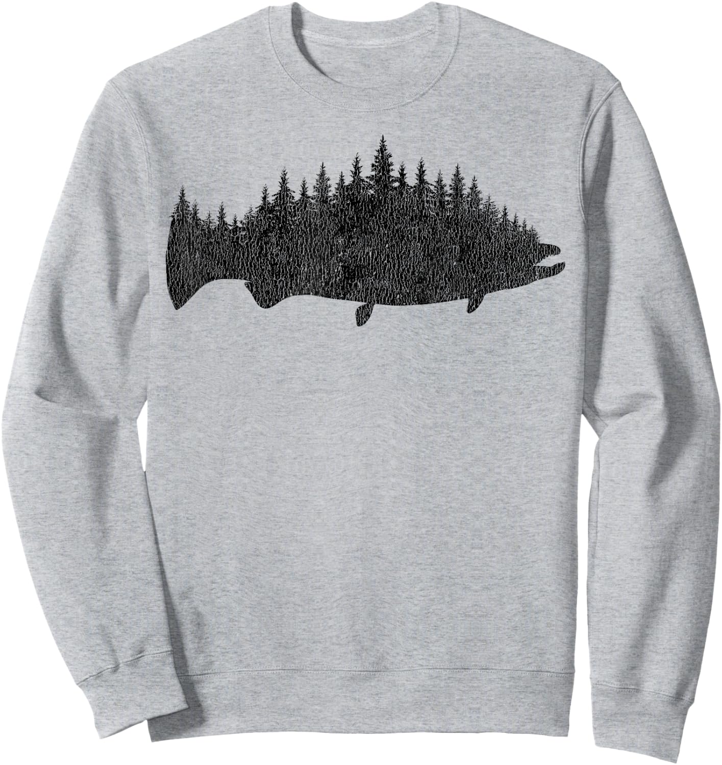 Salmon Fishing - King Salmon Fisherman Gift Sweatshirt - Sweatshirt | Ash