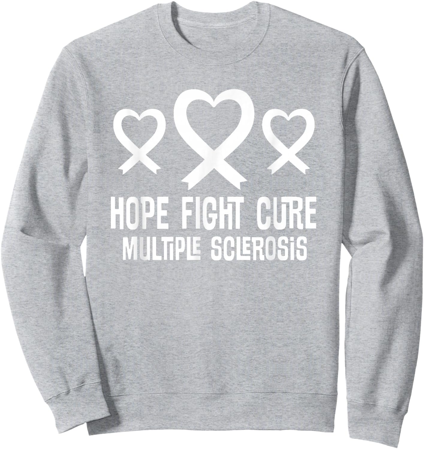 Multiple Sclerosis Awareness MS Hope Walk Sweatshirt - Sweatshirt | Ash