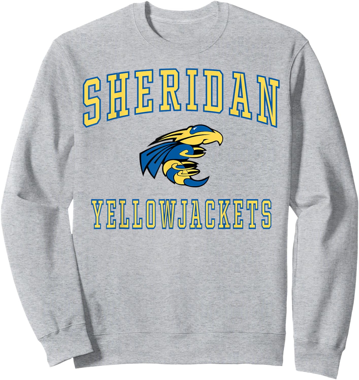 Sheridan High School Yellowjackets C1 Sweatshirt - Sweatshirt | Ash