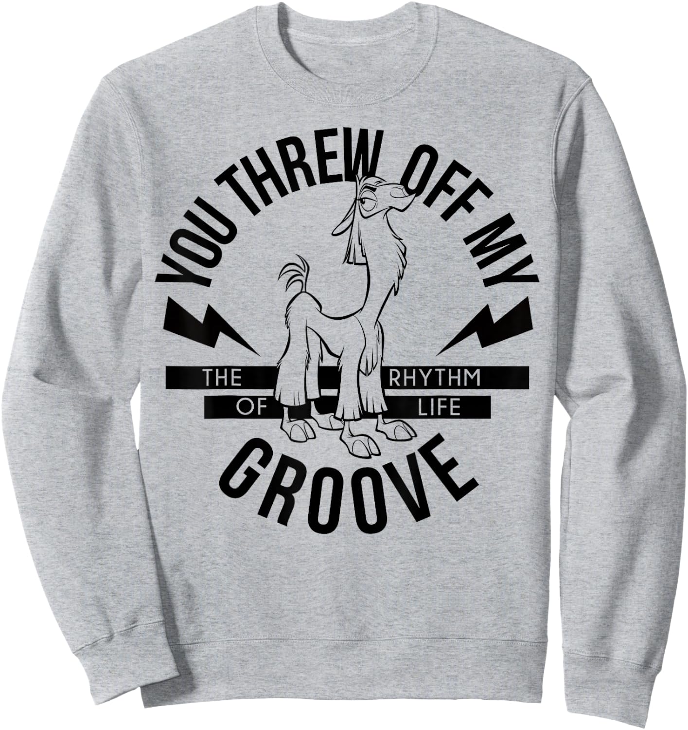 Disney Emperor's New Groove Rhythm Of Life Graphic Sweatshirt - Sweatshirt | Ash