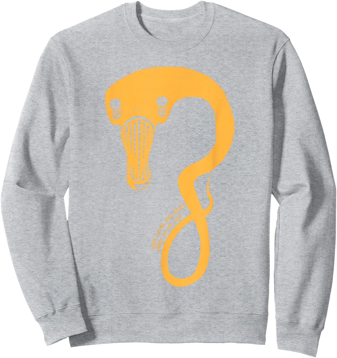 Billie Eilish Official Orange Monster Sweatshirt - Sweatshirt | Ash