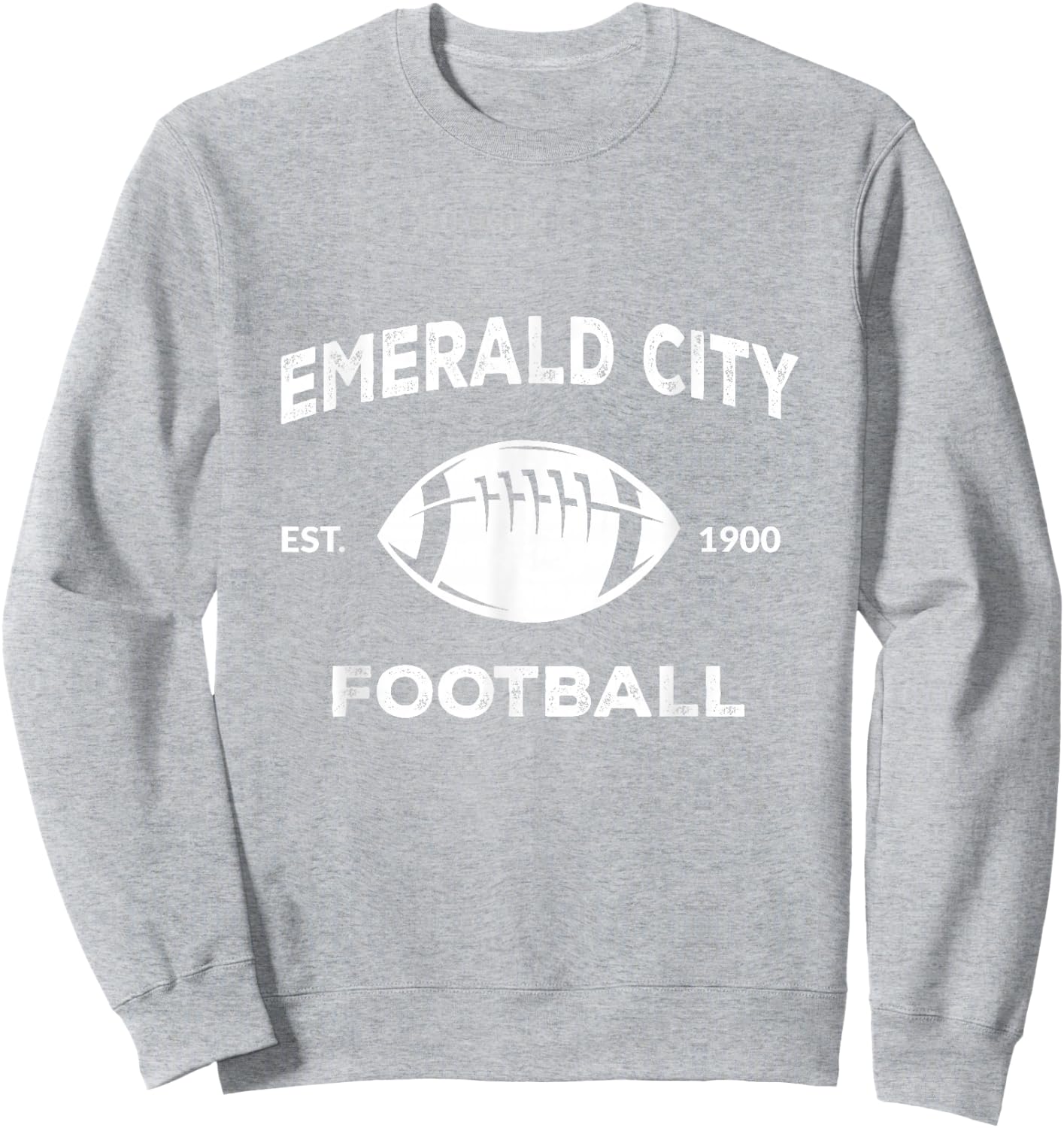 Wizard of Oz Emerald City Football Costume Halloween Sweatshirt - Sweatshirt | Ash