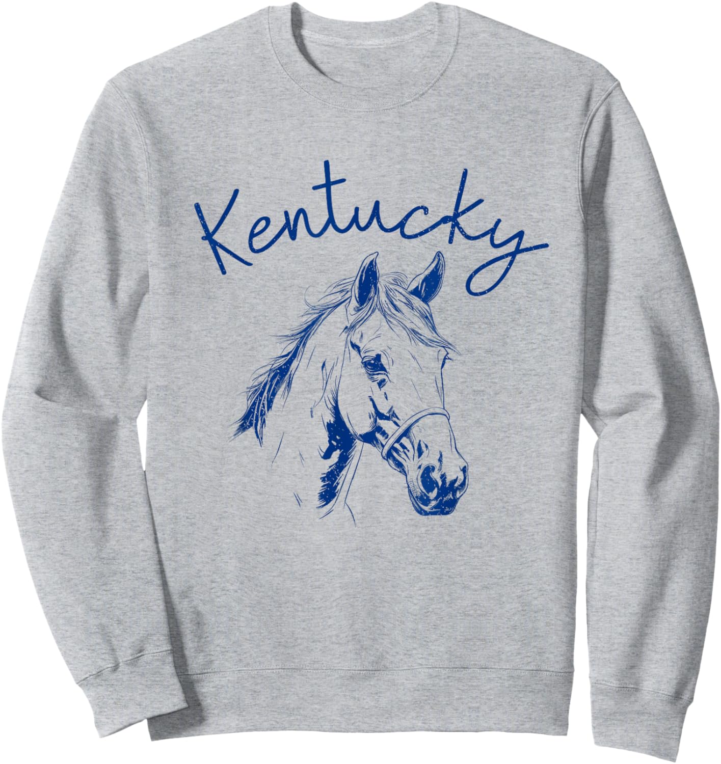Kentucky Cute Horse Women Girls Sweatshirt - Sweatshirt | Ash