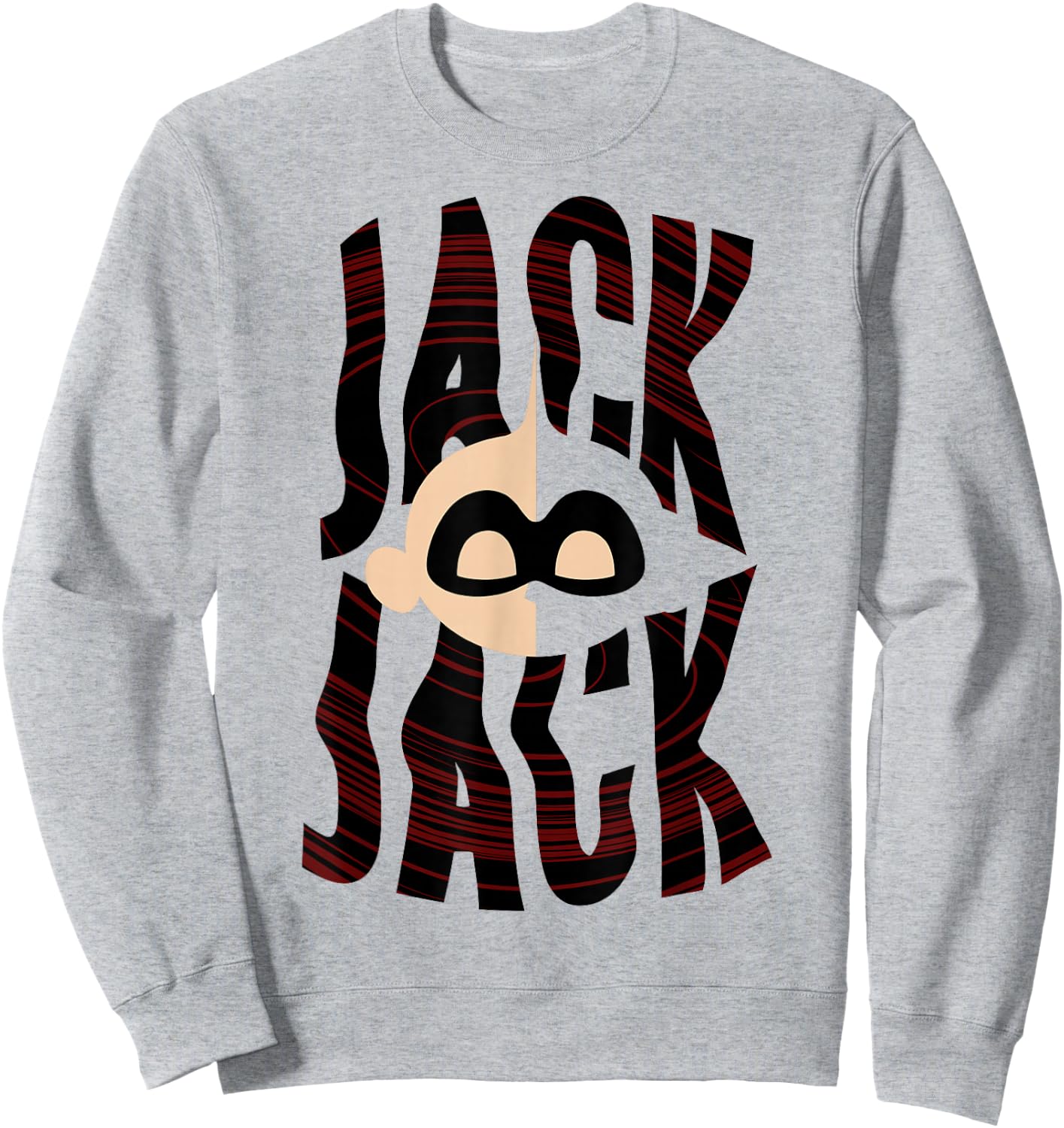 Disney Pixar Incredibles 2 Jack-Jack Masked Portrait Sweatshirt - Sweatshirt | Ash