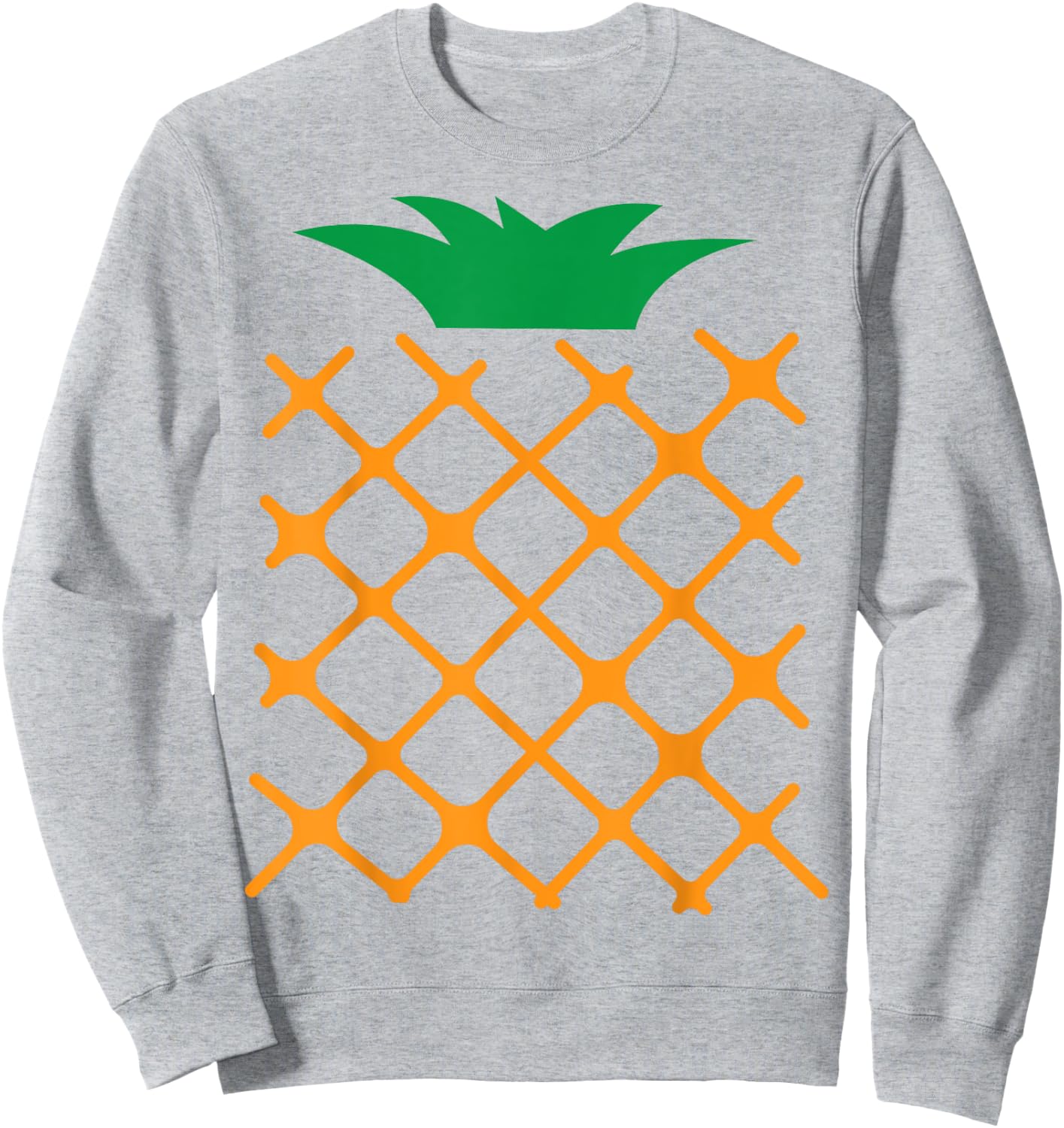 Pineapple Halloween Matching Fruit Group Costume Shirt Sweatshirt - Sweatshirt | Ash