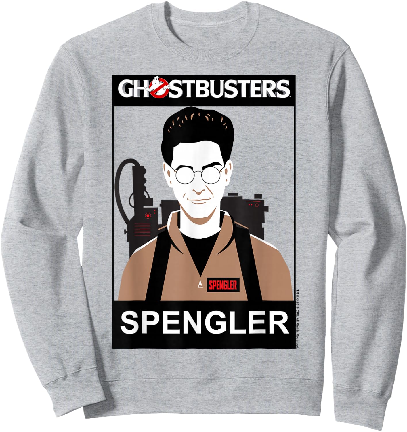 Ghostbusters Spengler Name Portrait Sweatshirt - Sweatshirt | Ash