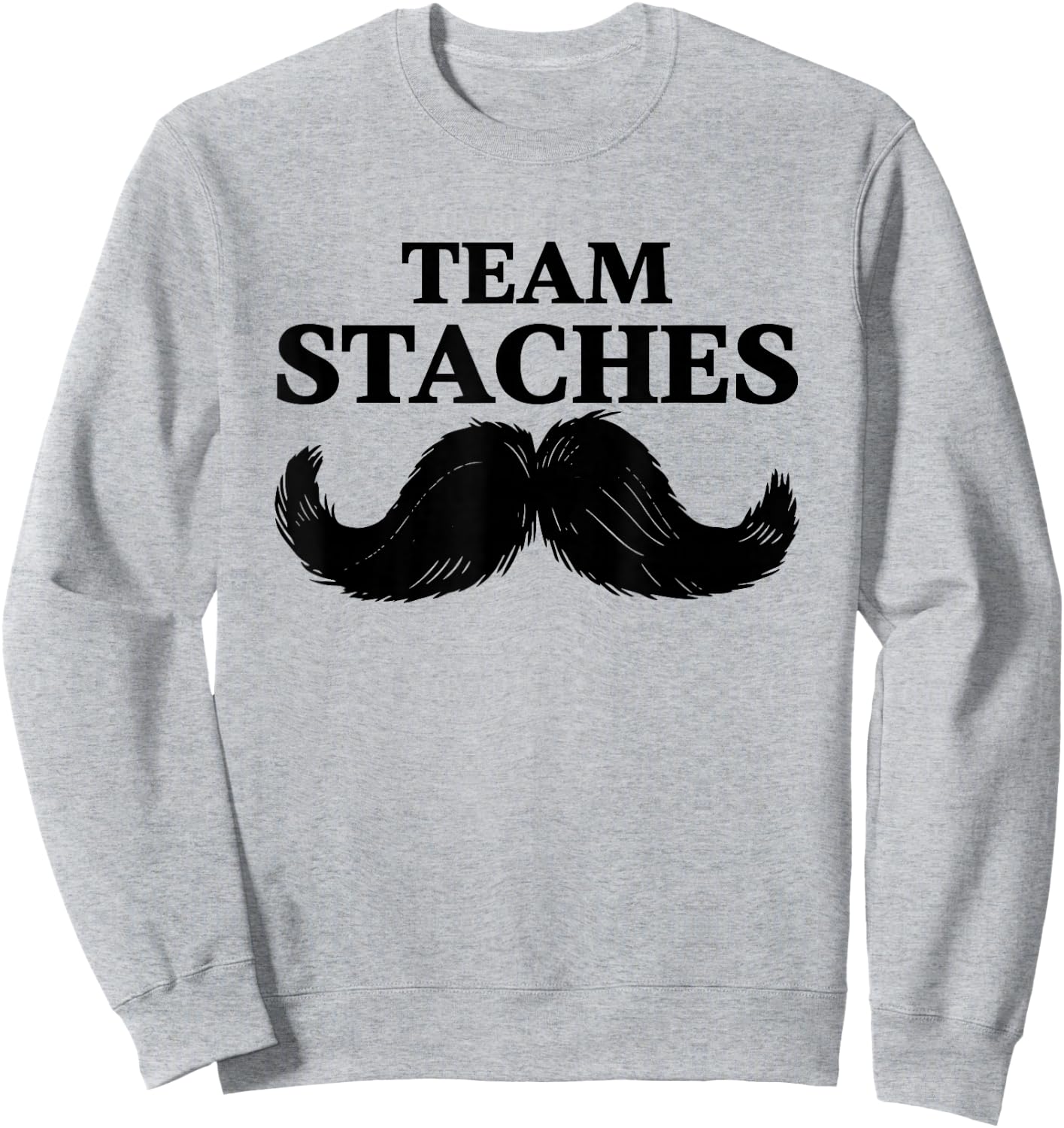 Team Moustaches Boys Gender Reveal Party Sweatshirt - Sweatshirt | Ash