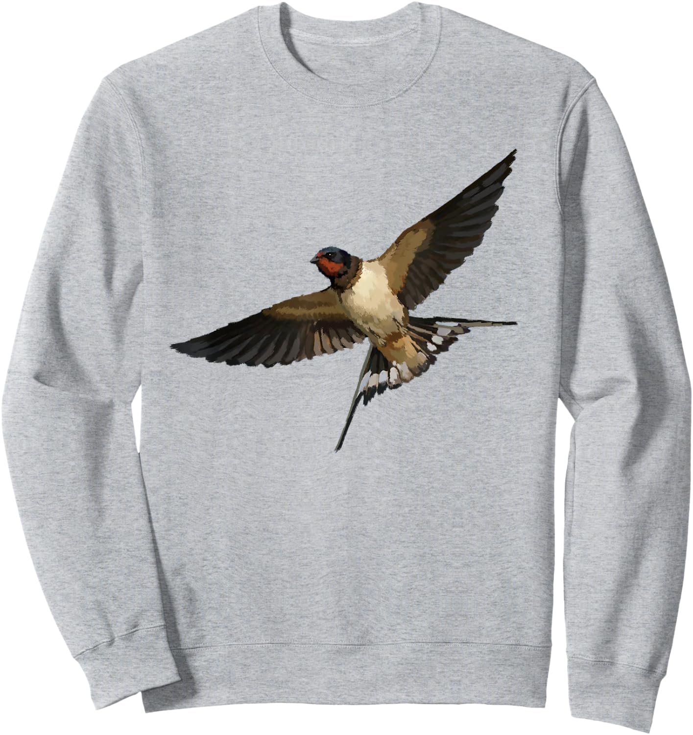Barn Swallow Bird T Shirt Sweatshirt - Sweatshirt | Ash